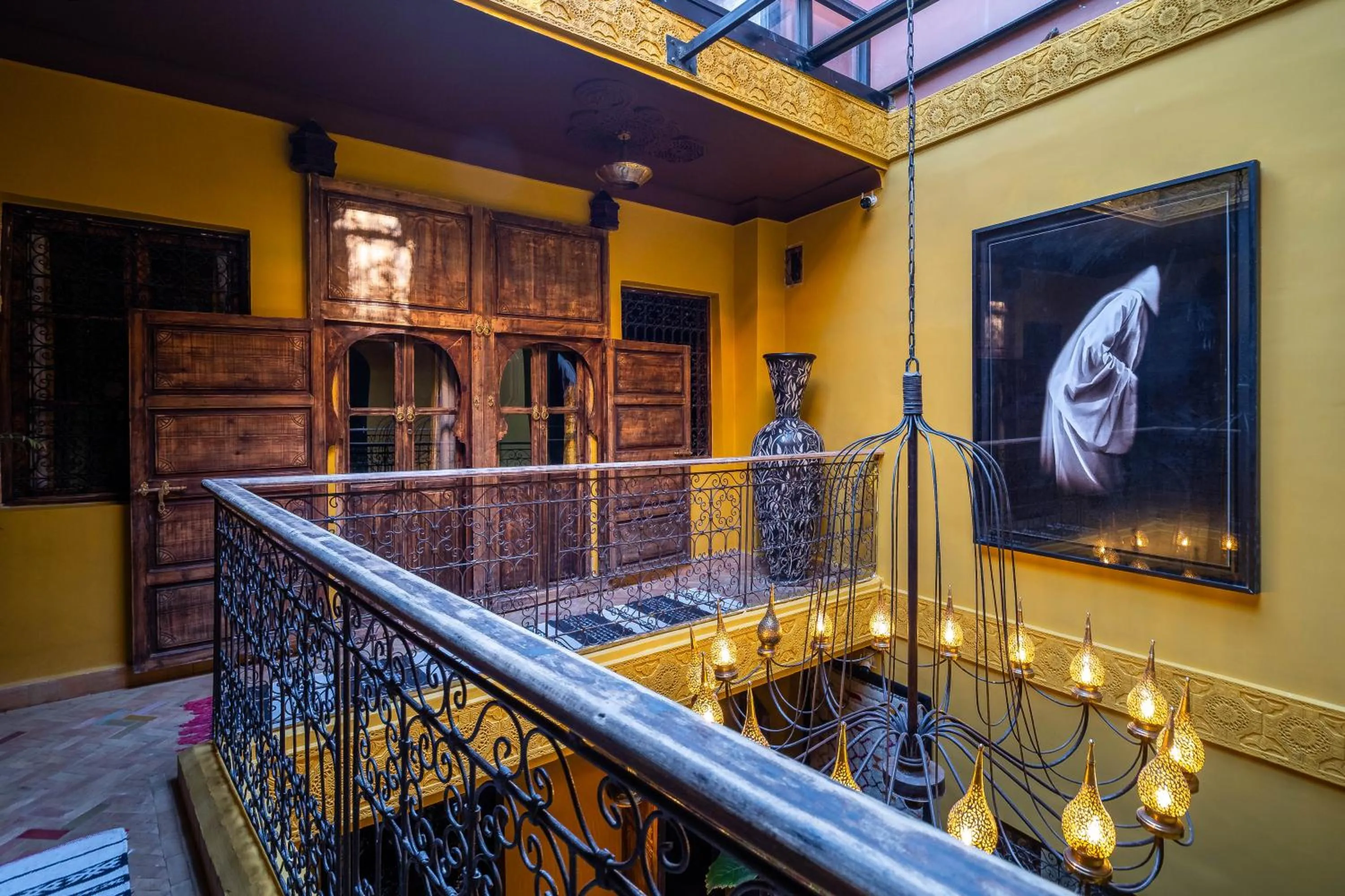 Inner courtyard view in Dar Khmissa Riad & Spa