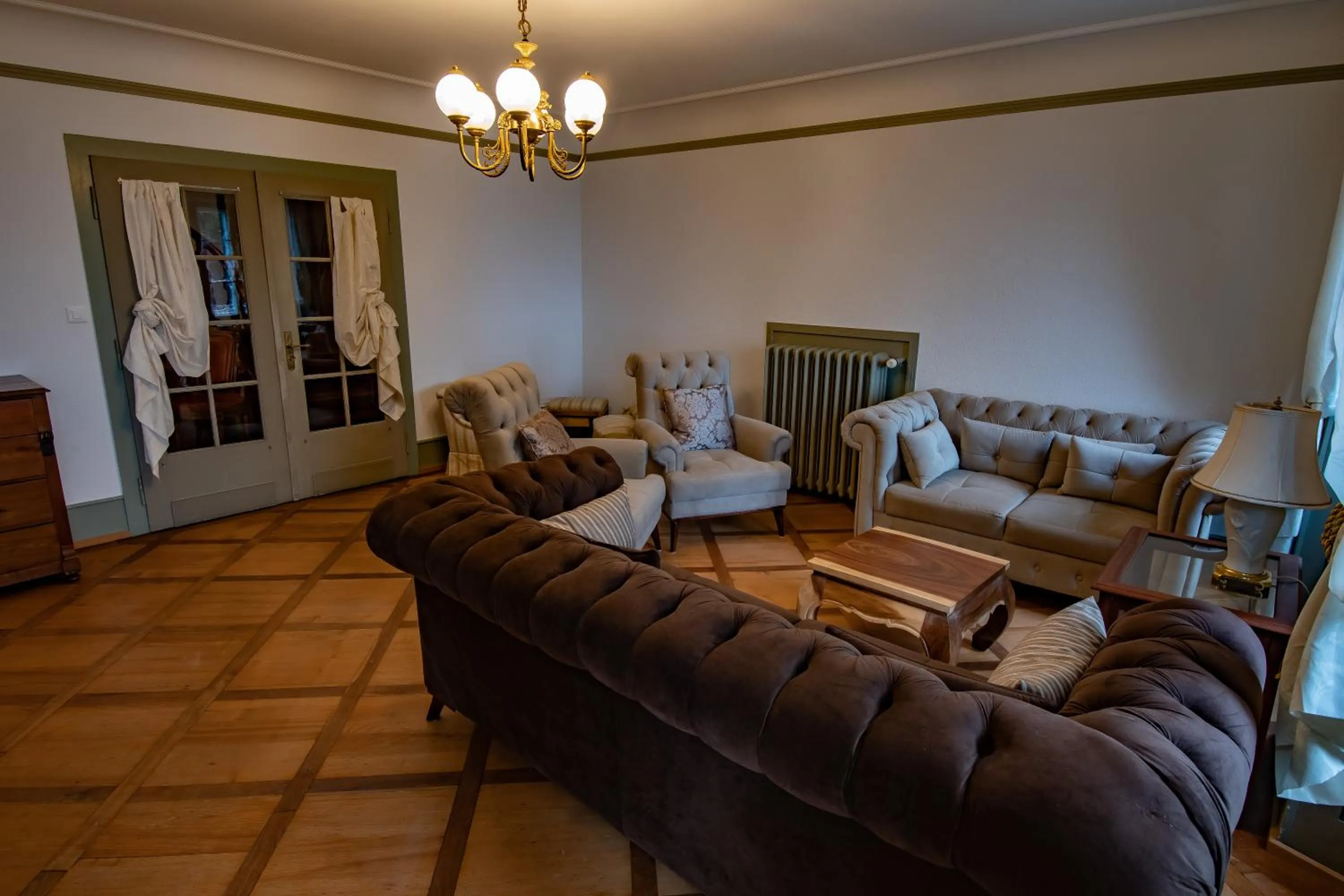 Living room in Villa Pochon