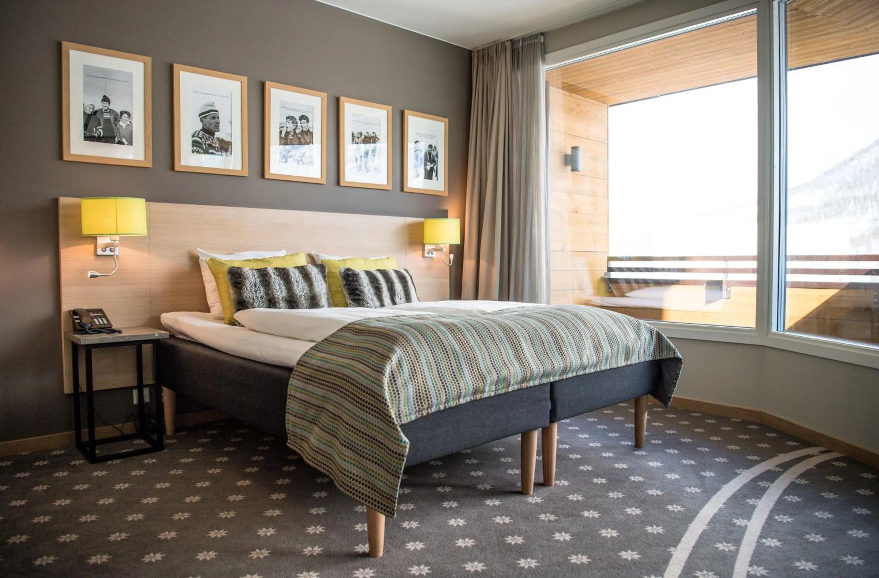 Bed in Myrkdalen Resort Hotel