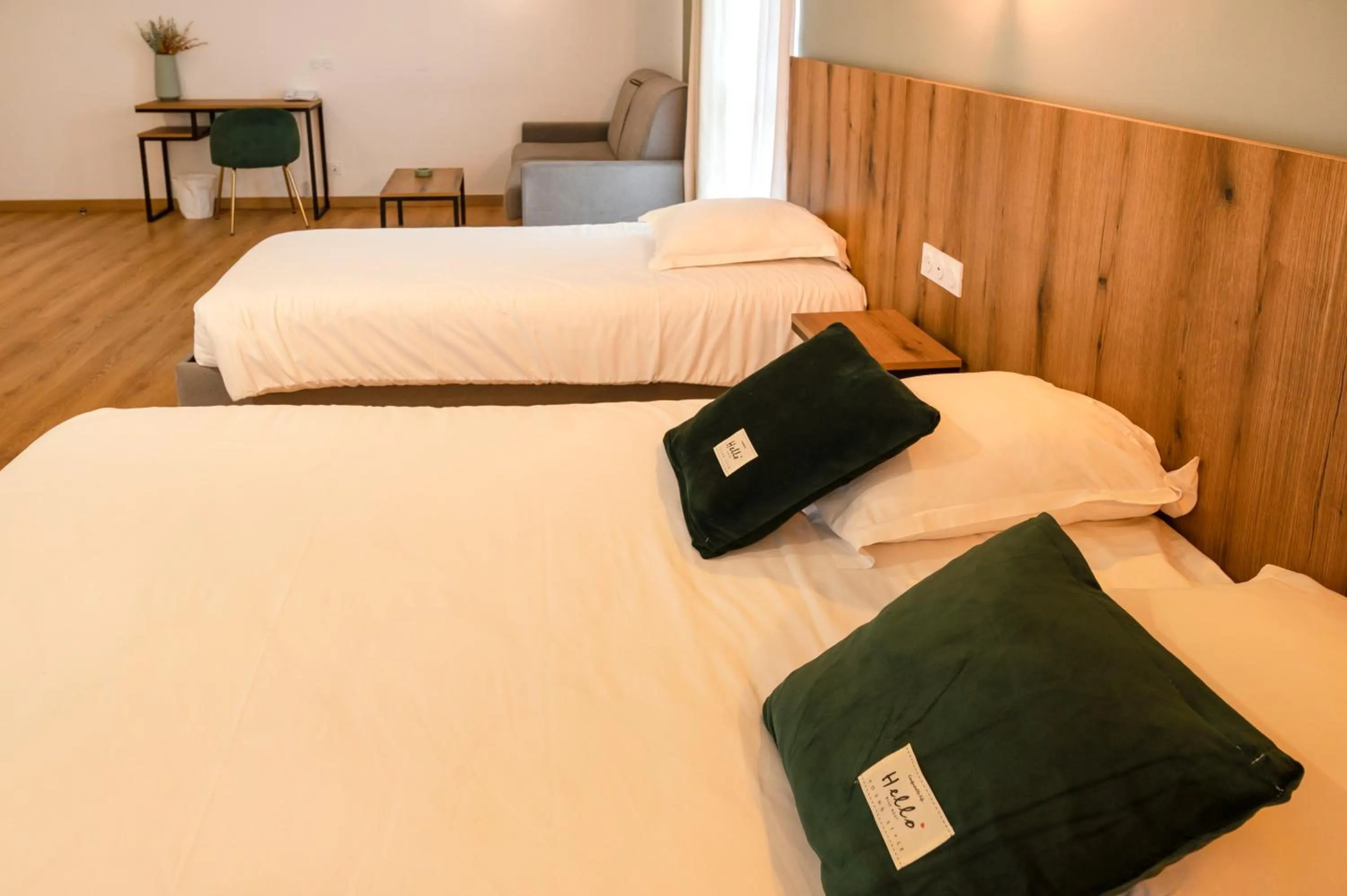 Bed in Auberge les Oliviers