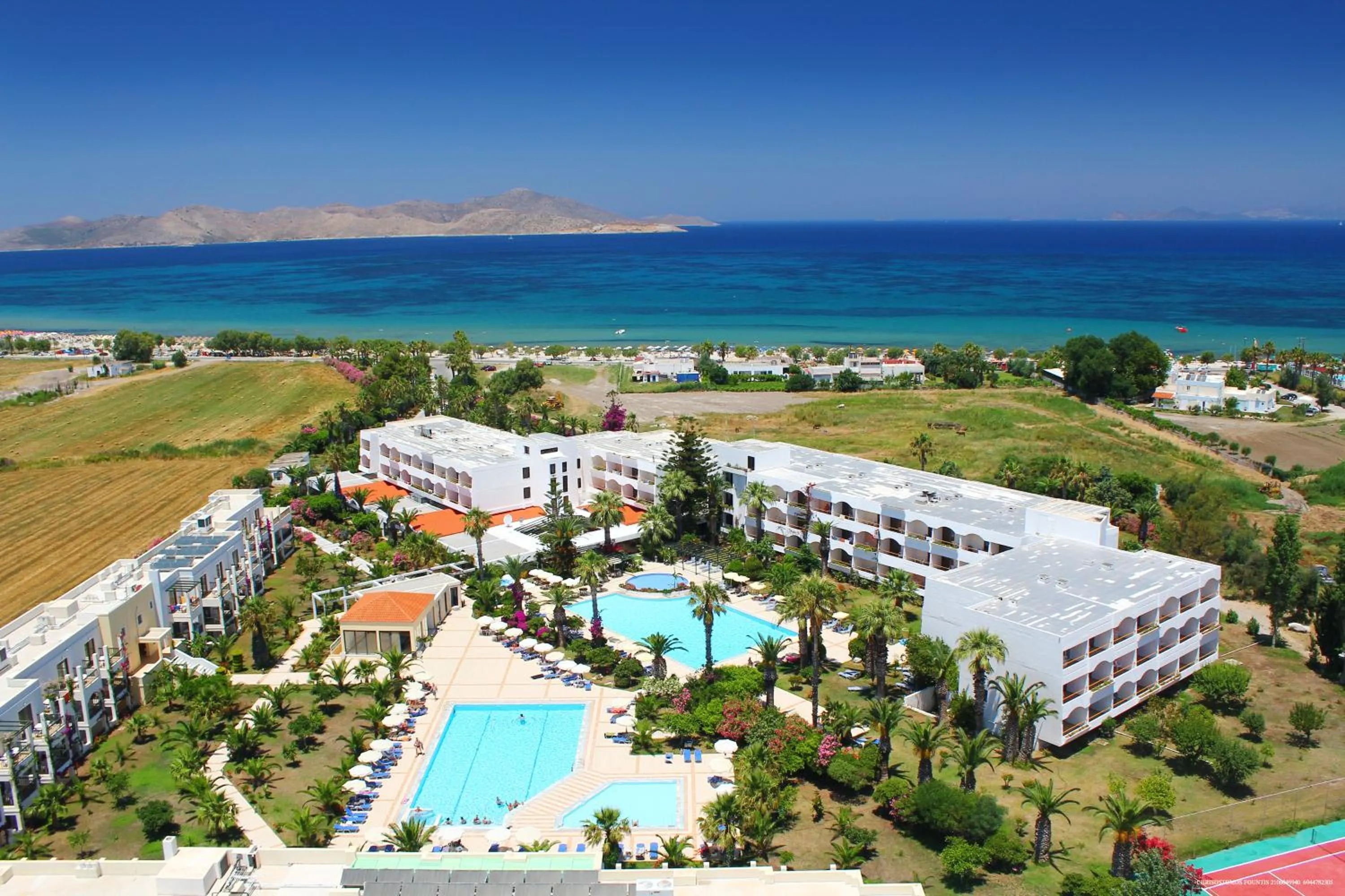 Bird's eye view in Tigaki Beach Hotel