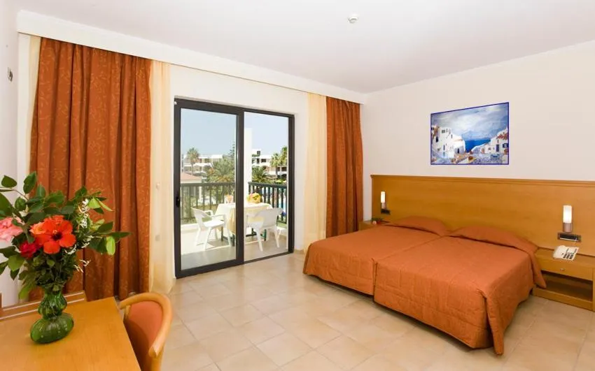 Bed in Tigaki Beach Hotel