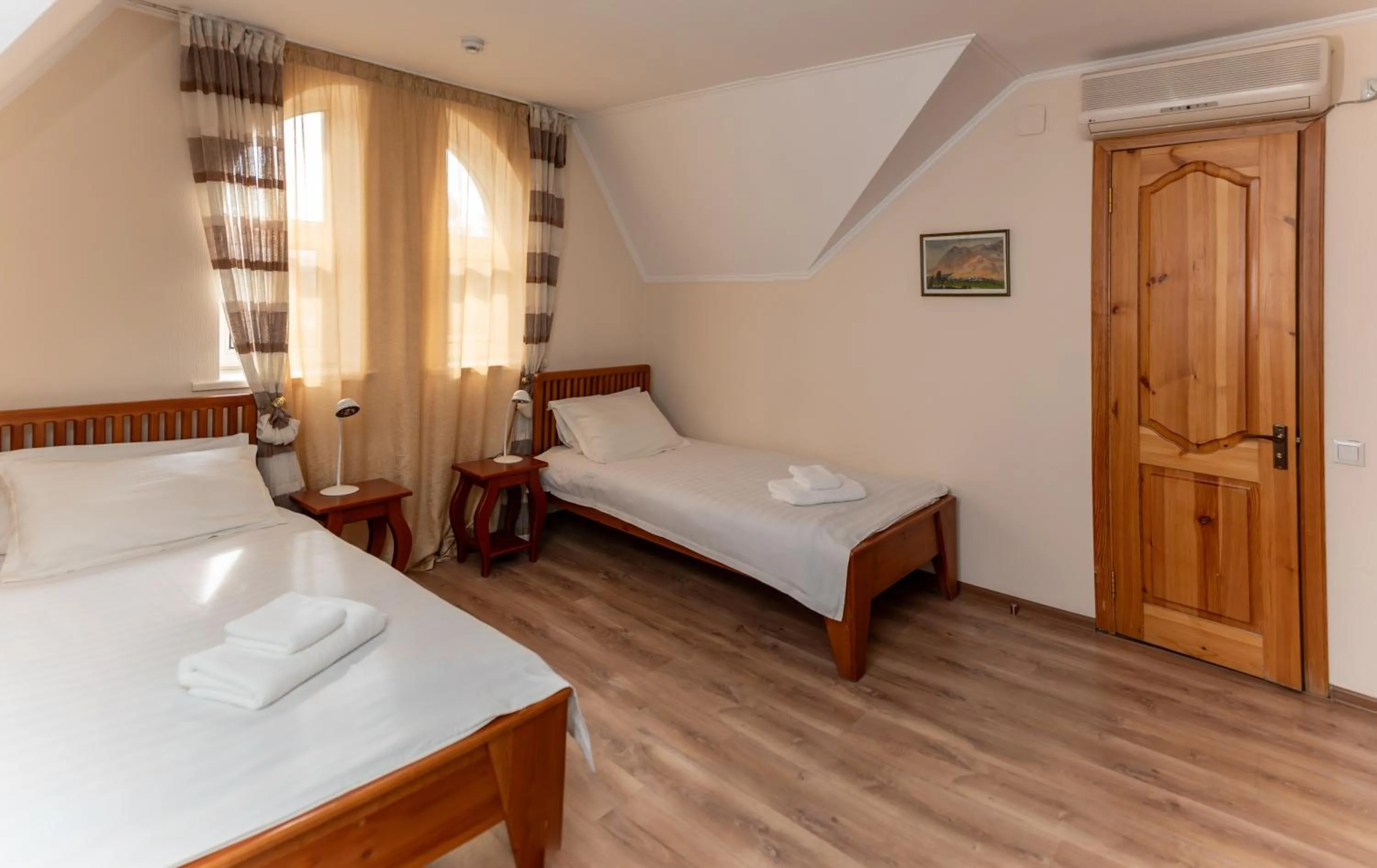 Bed in Asian Mountains