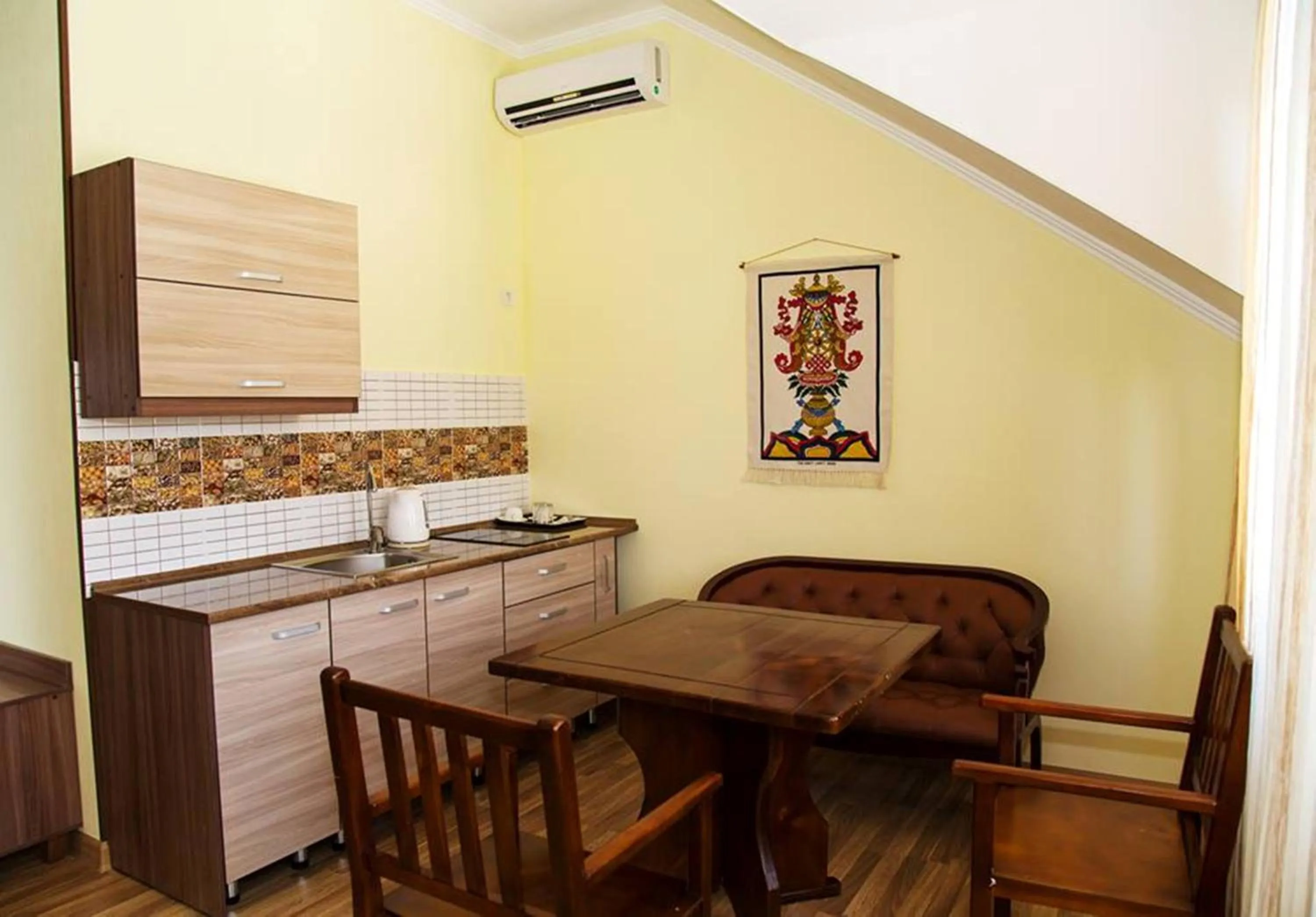 Kitchen or kitchenette in Asian Mountains