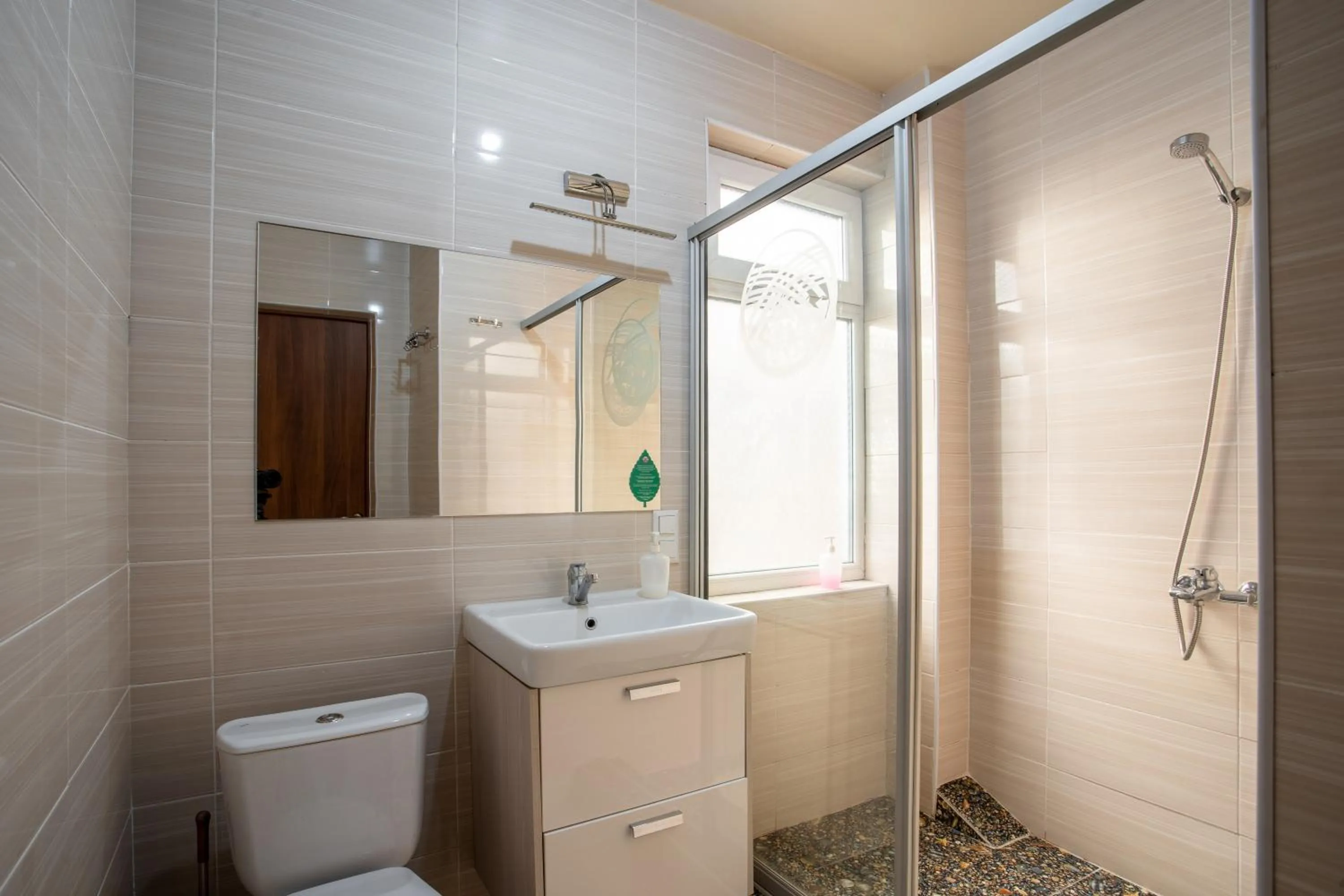 Shower in Asian Mountains