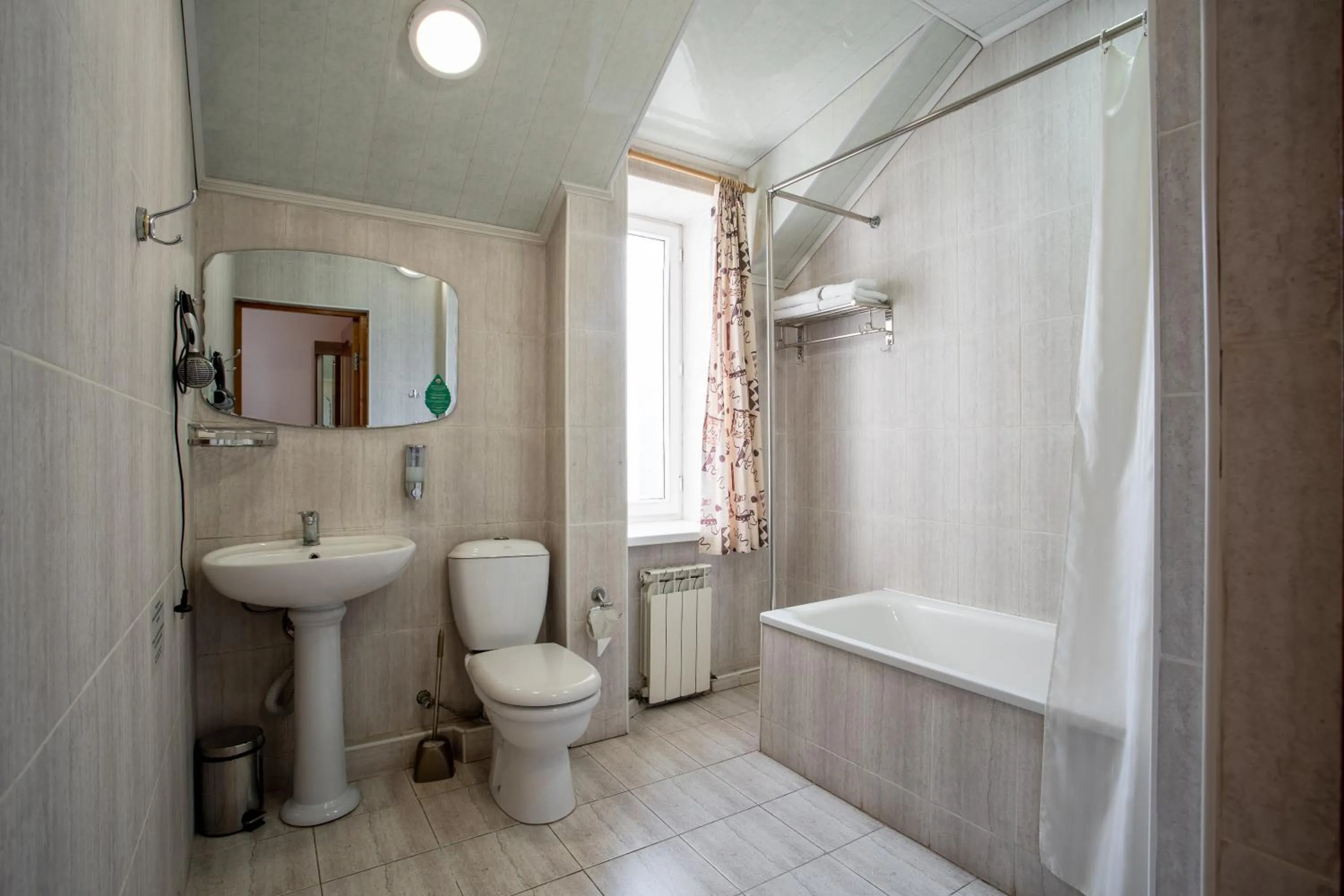 Shower in Asian Mountains