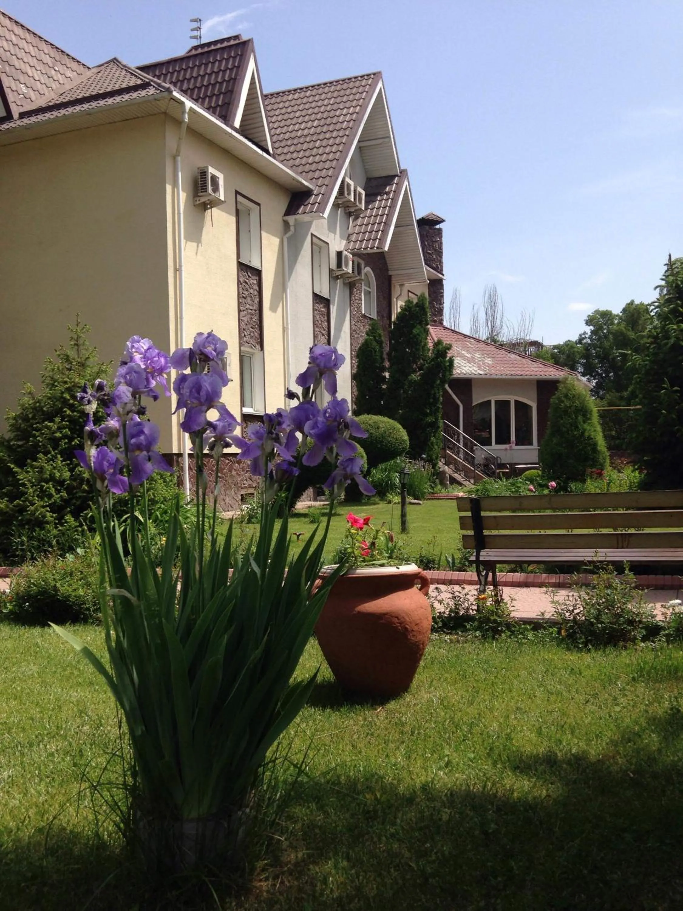 Garden in Asian Mountains