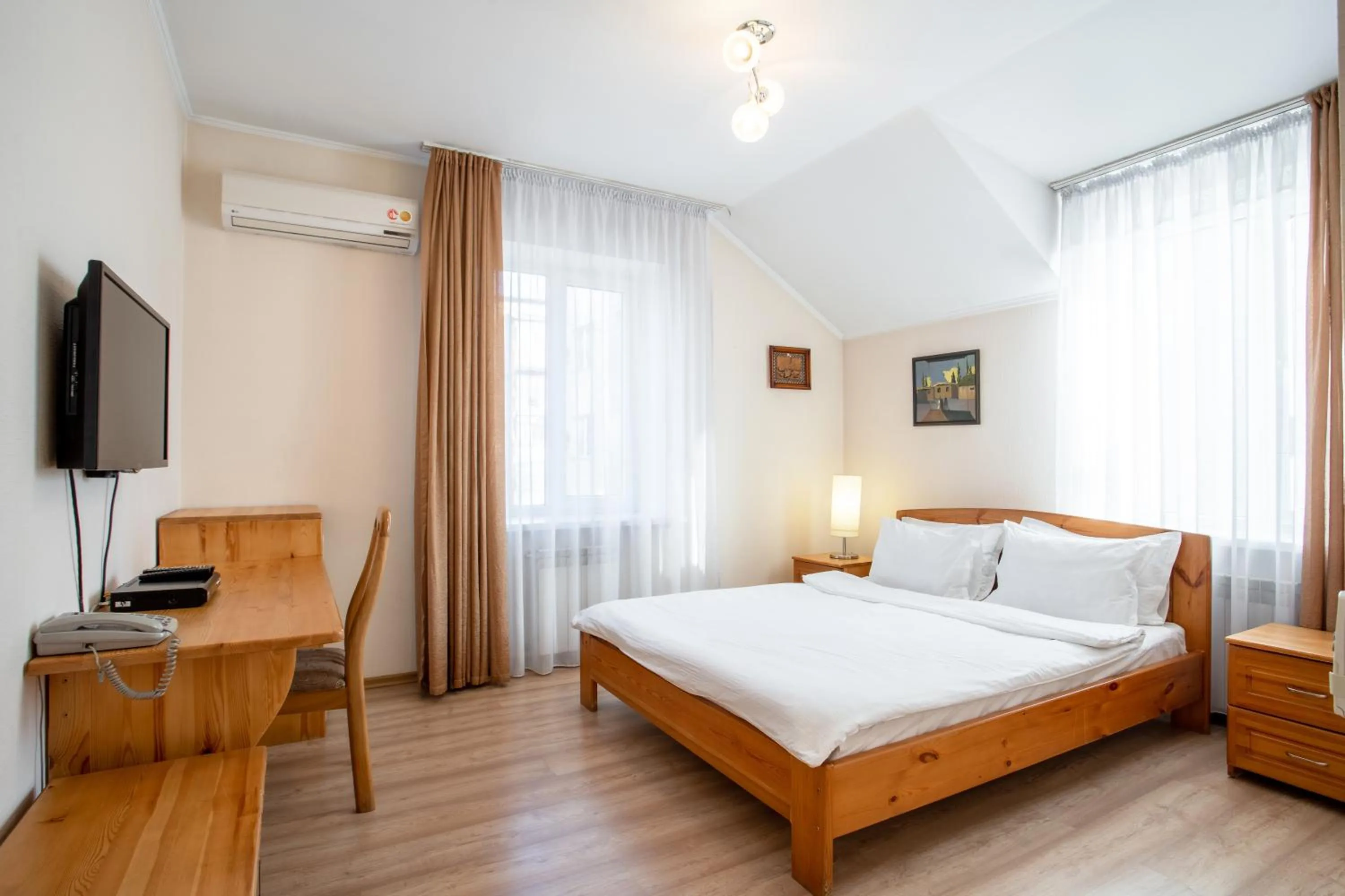 Bed in Asian Mountains