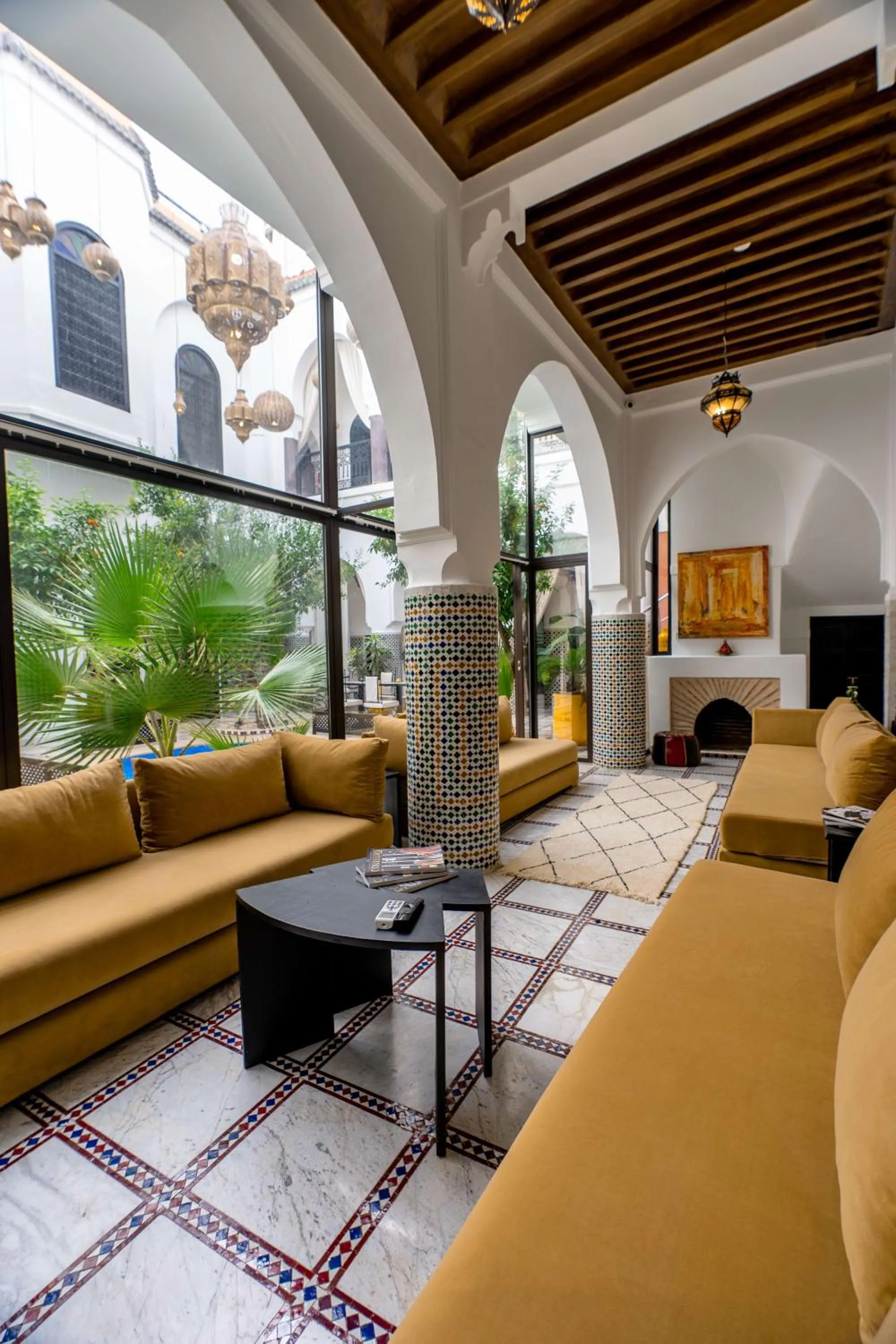 Living room in Riad Dar Dialkoum