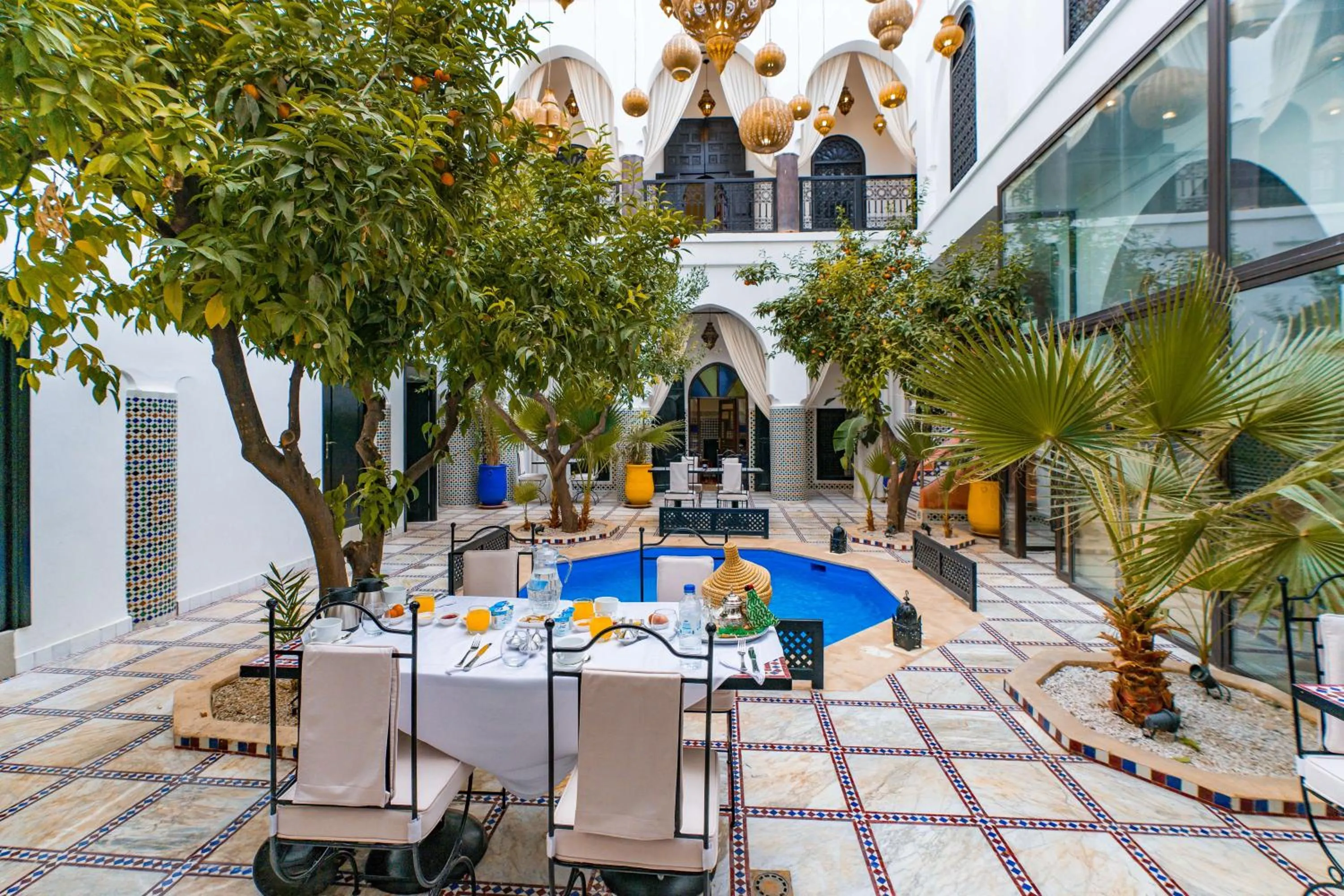 Patio in Riad Dar Dialkoum