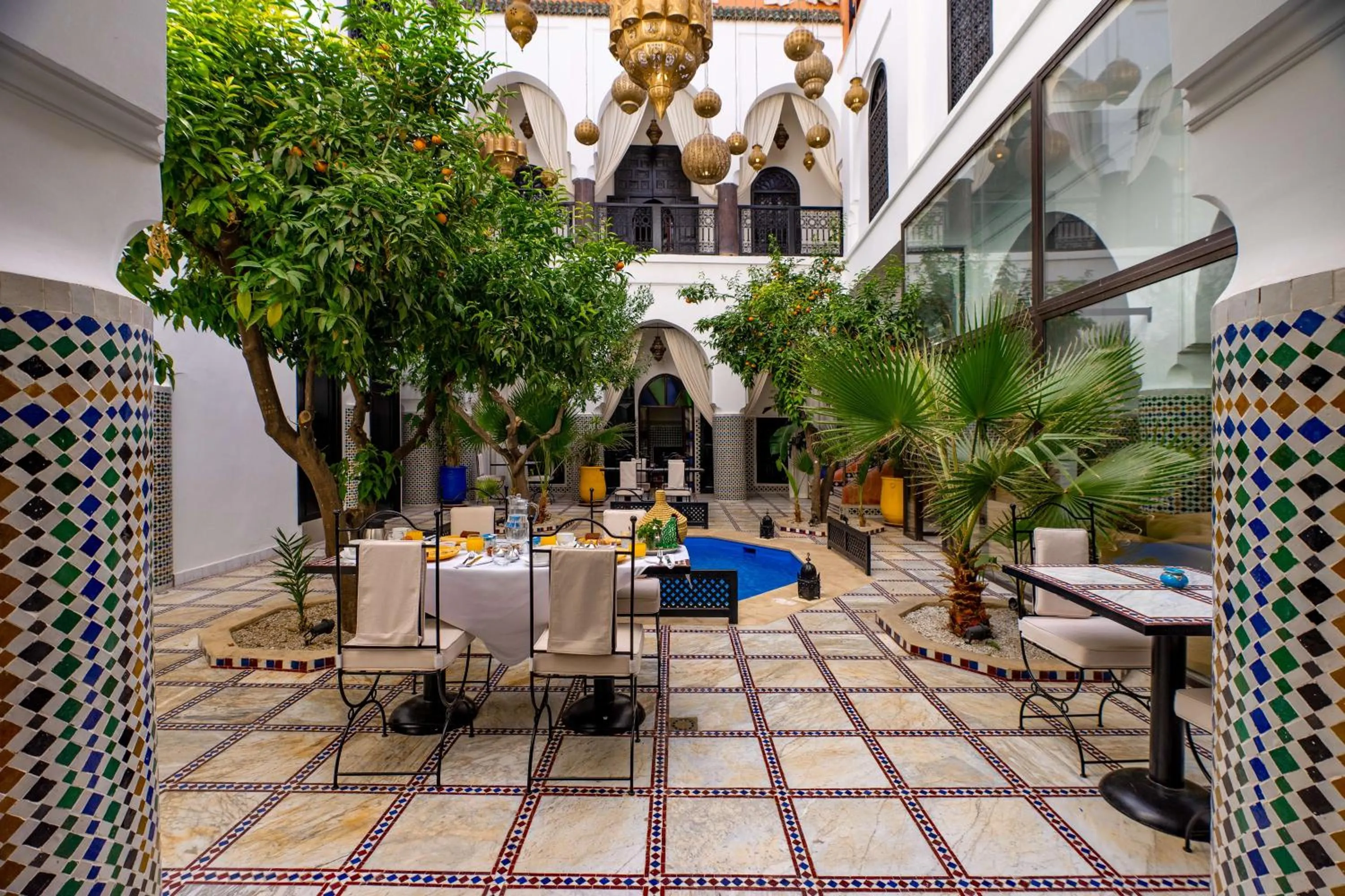 Patio in Riad Dar Dialkoum
