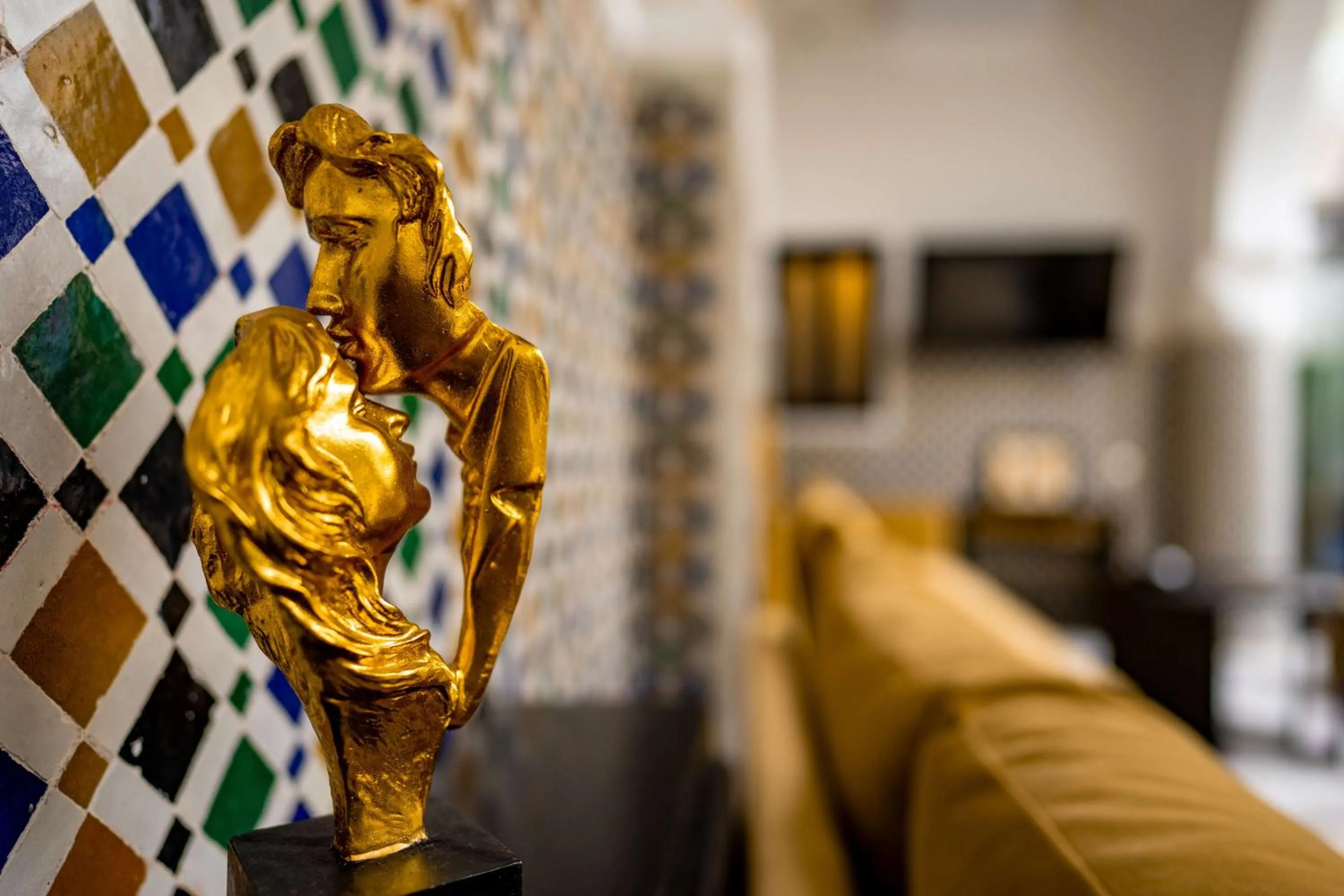 Decorative detail in Riad Dar Dialkoum