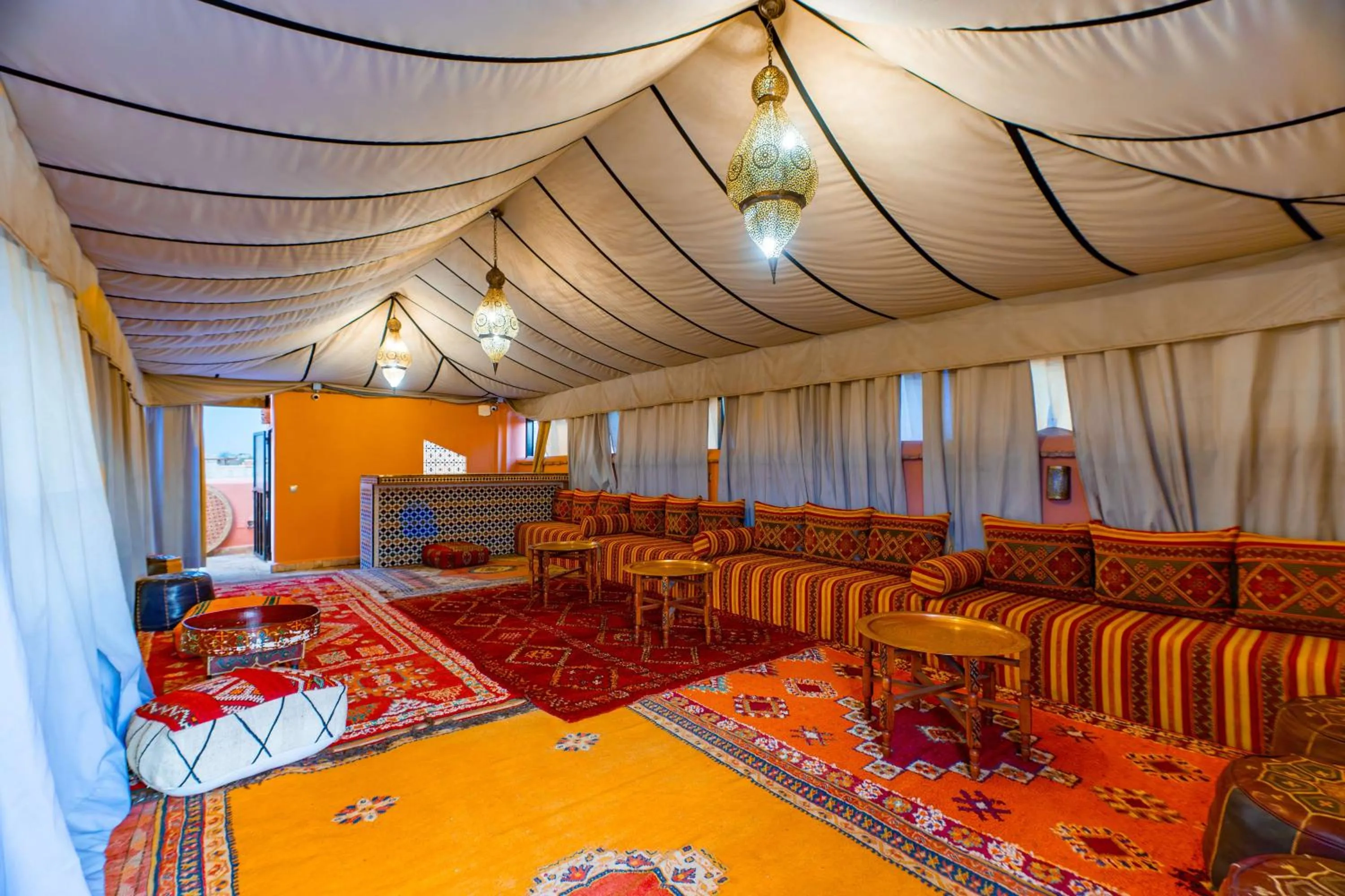 Living room in Riad Dar Dialkoum