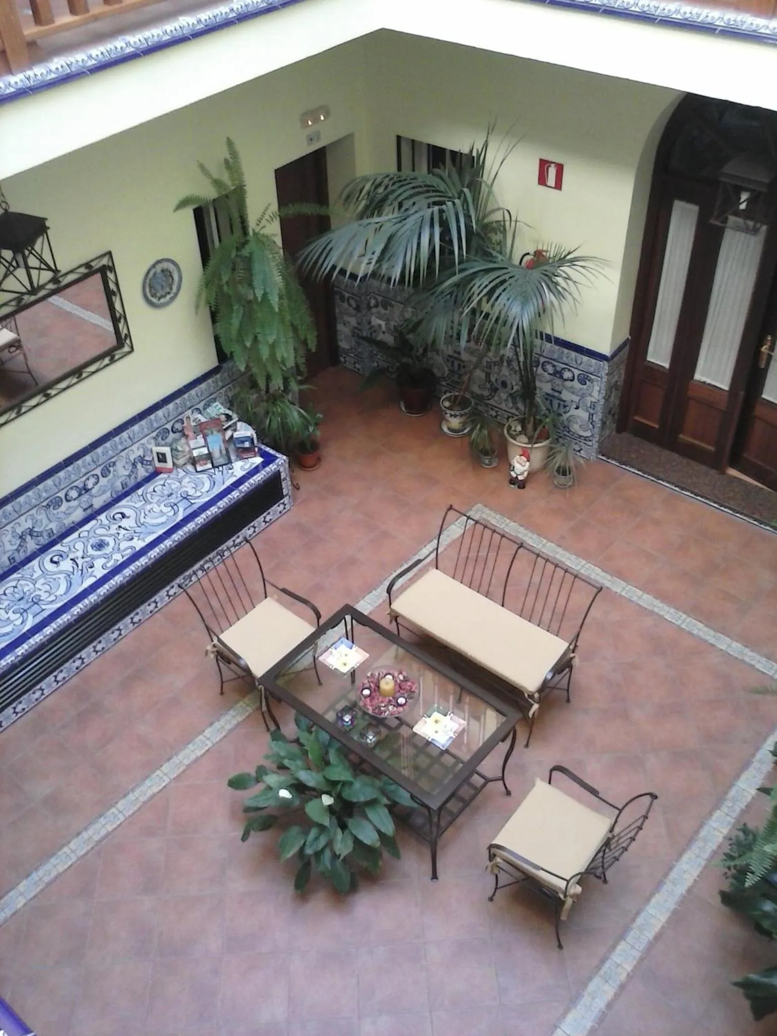 Patio in Pension Doña Trinidad