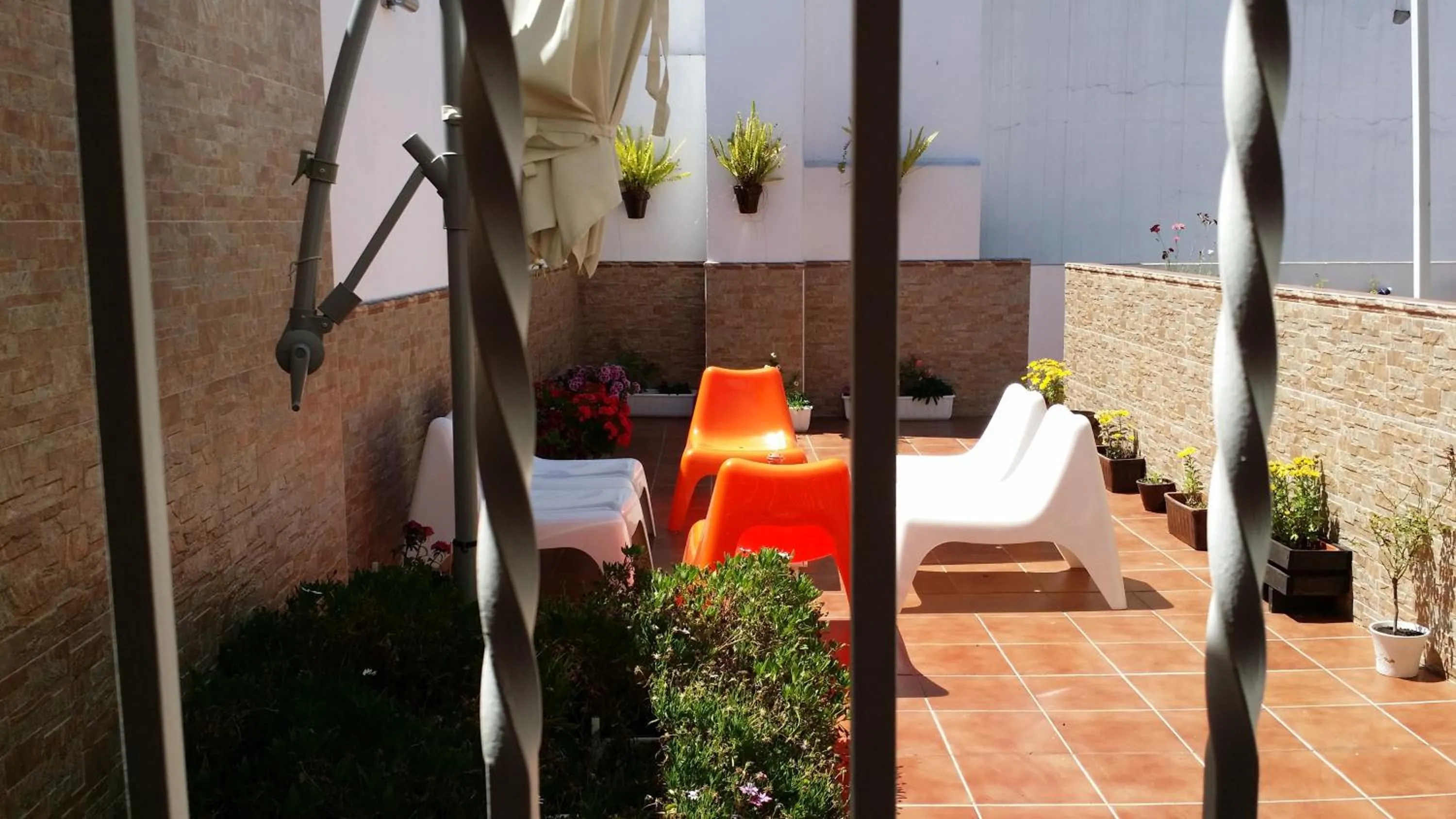 Patio in Pension Doña Trinidad