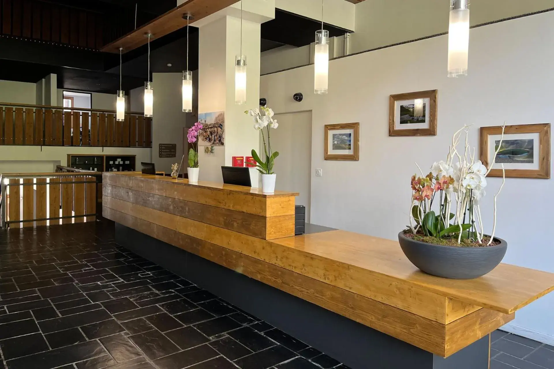 Lobby or reception in Marmotel & Spa Lobby or reception in Marmotel & Spa