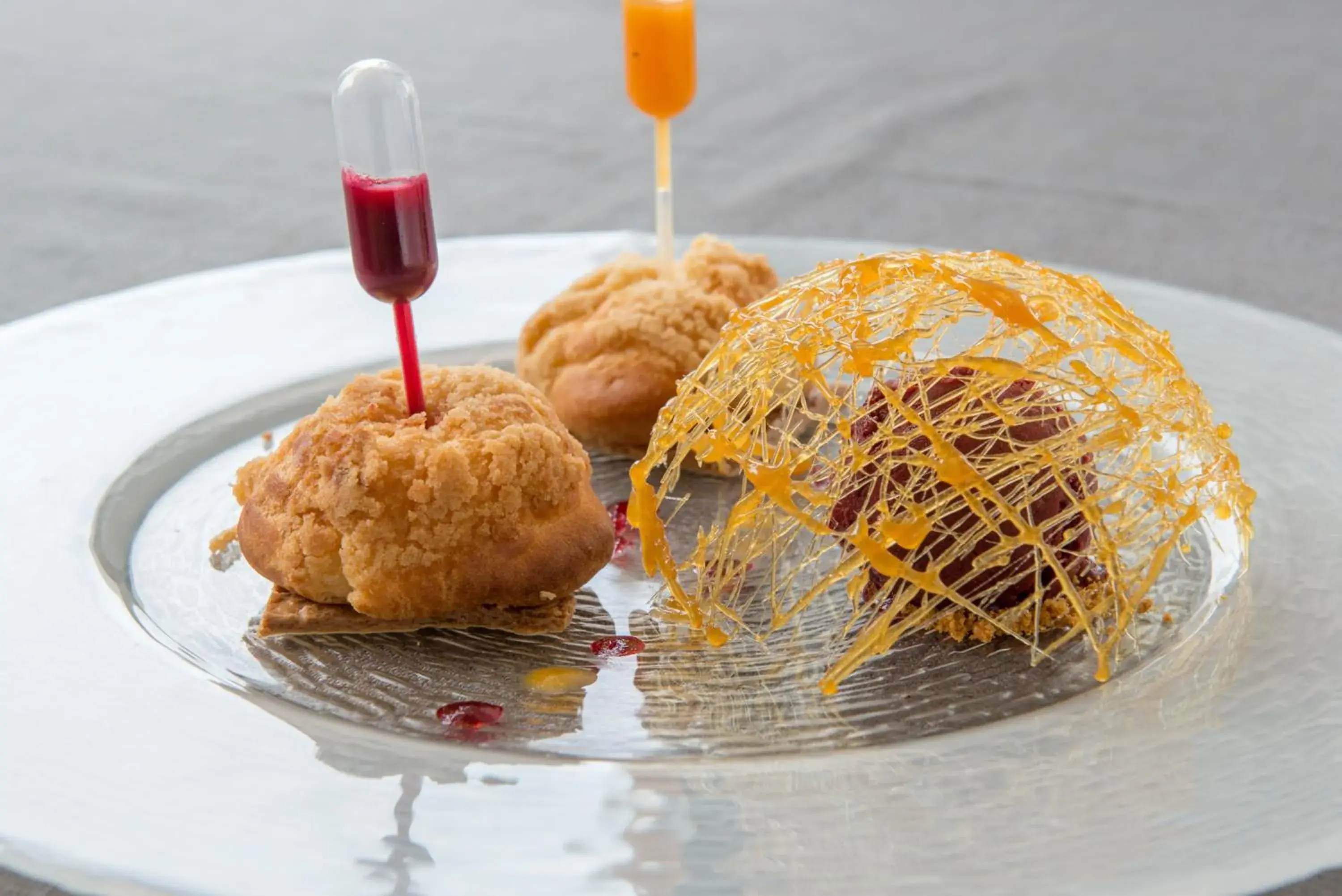 Food close-up in Logis Hotels - Au Colombier du Touron Food close-up in Logis Hotels - Au Colombier du Touron