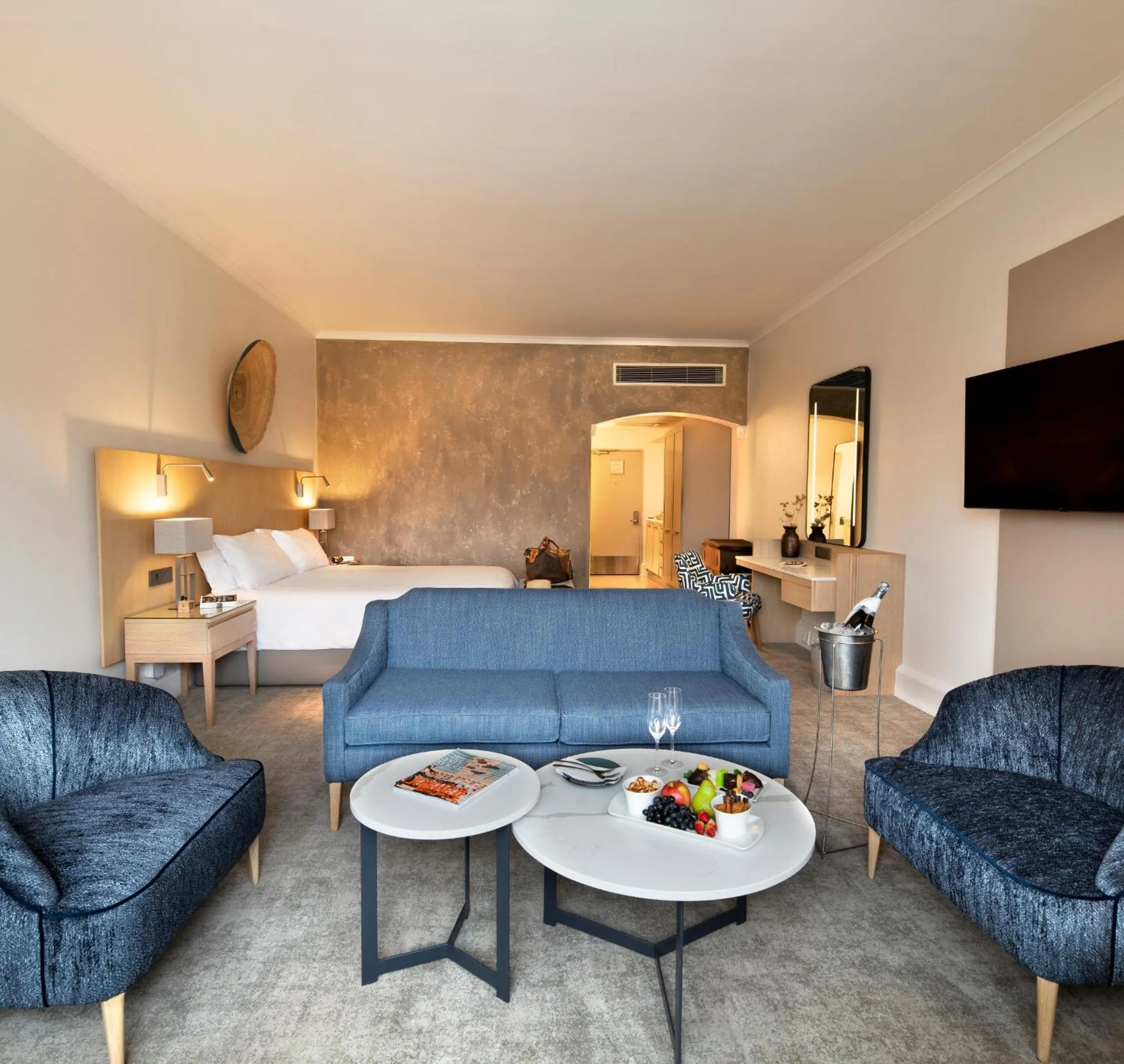 Seating area in Victoria & Alfred Hotel by NEWMARK