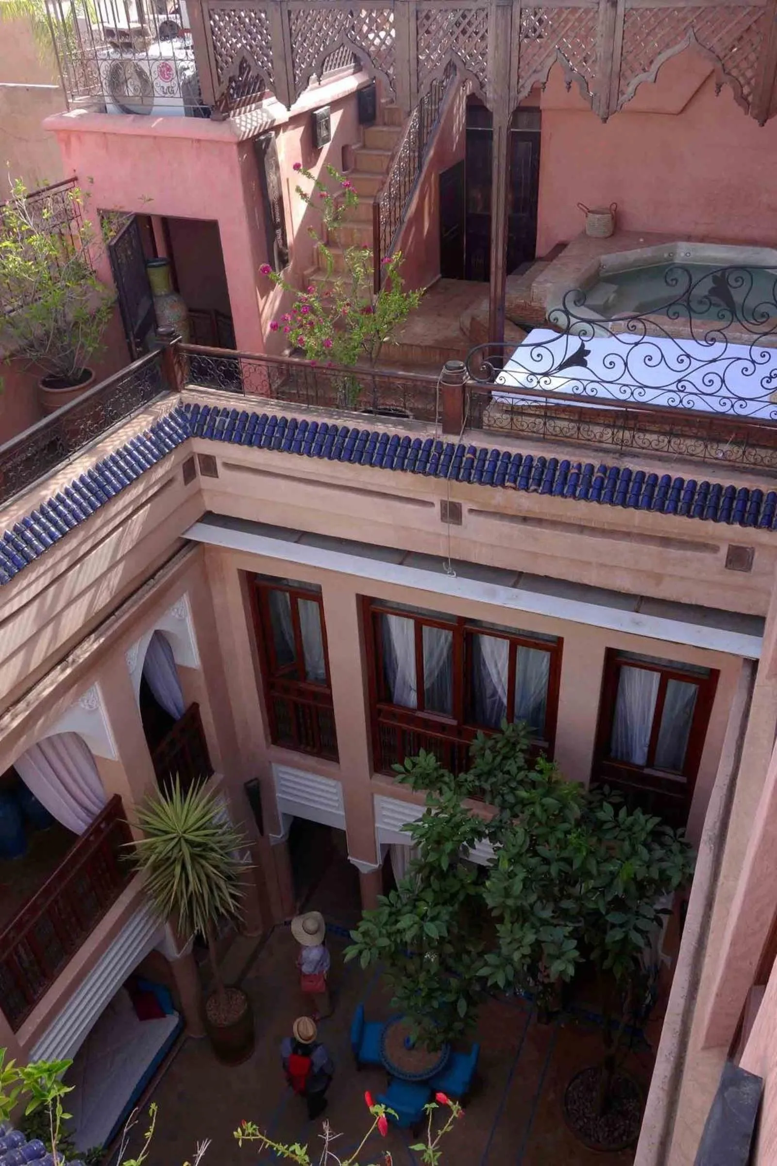 Patio in Riad Turquoise