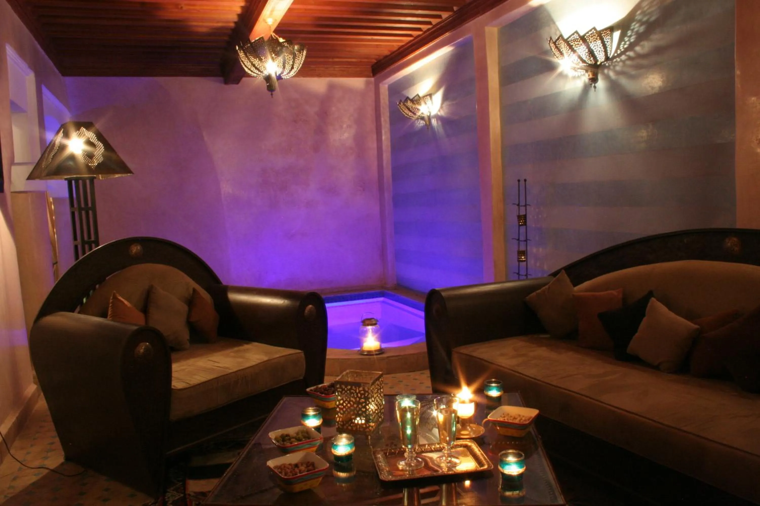 Living room in Riad Turquoise