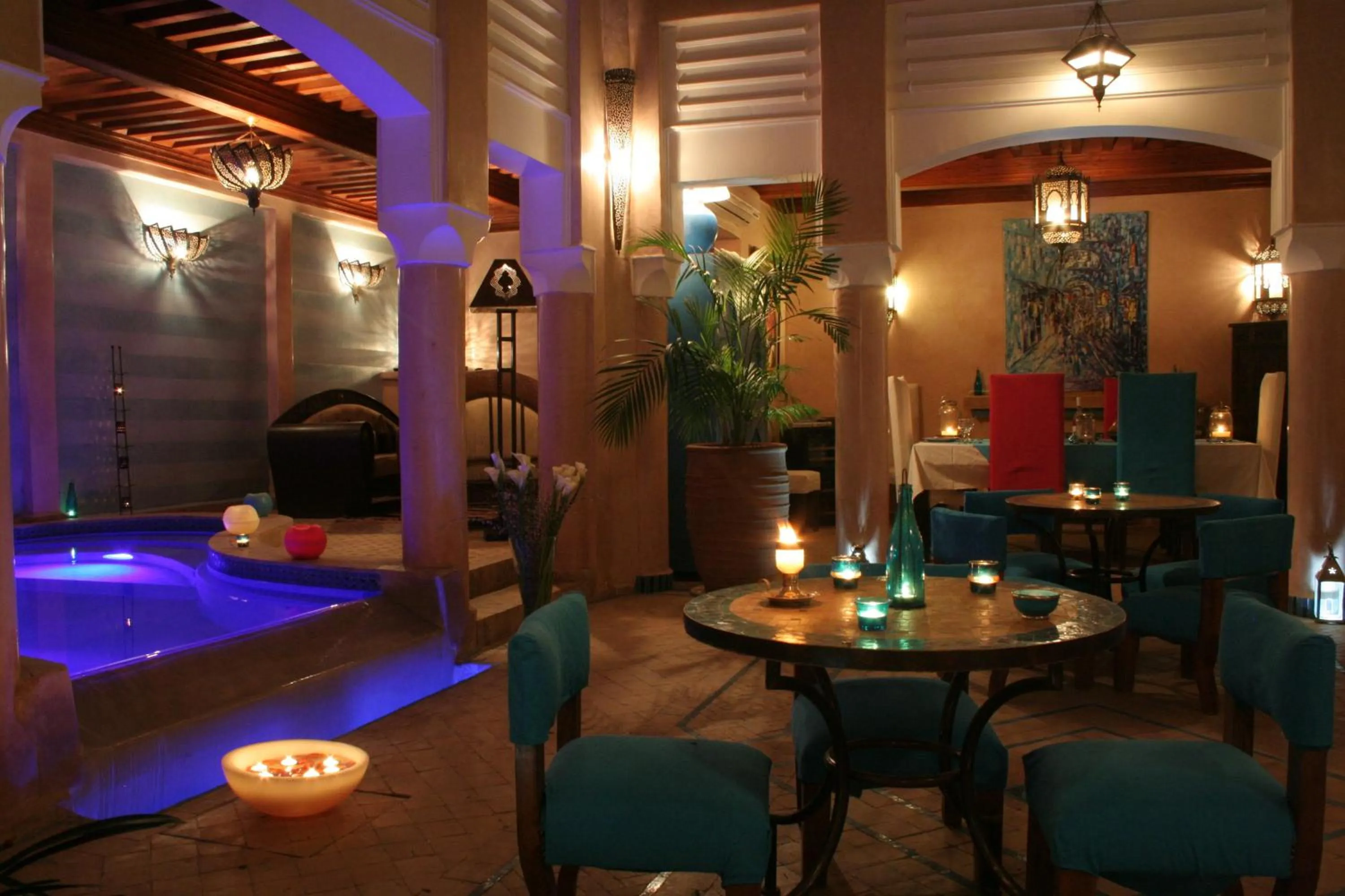 Patio in Riad Turquoise
