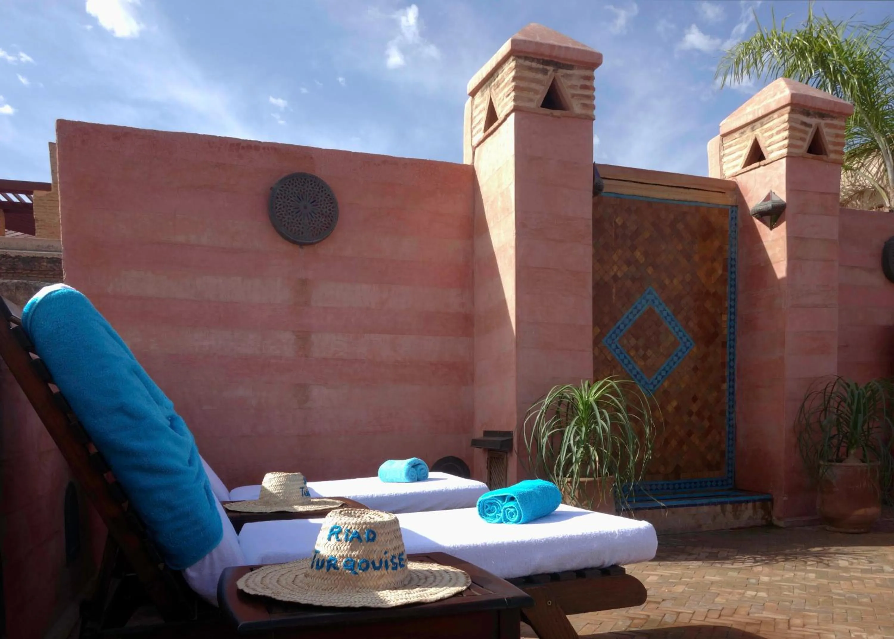 Balcony/Terrace in Riad Turquoise