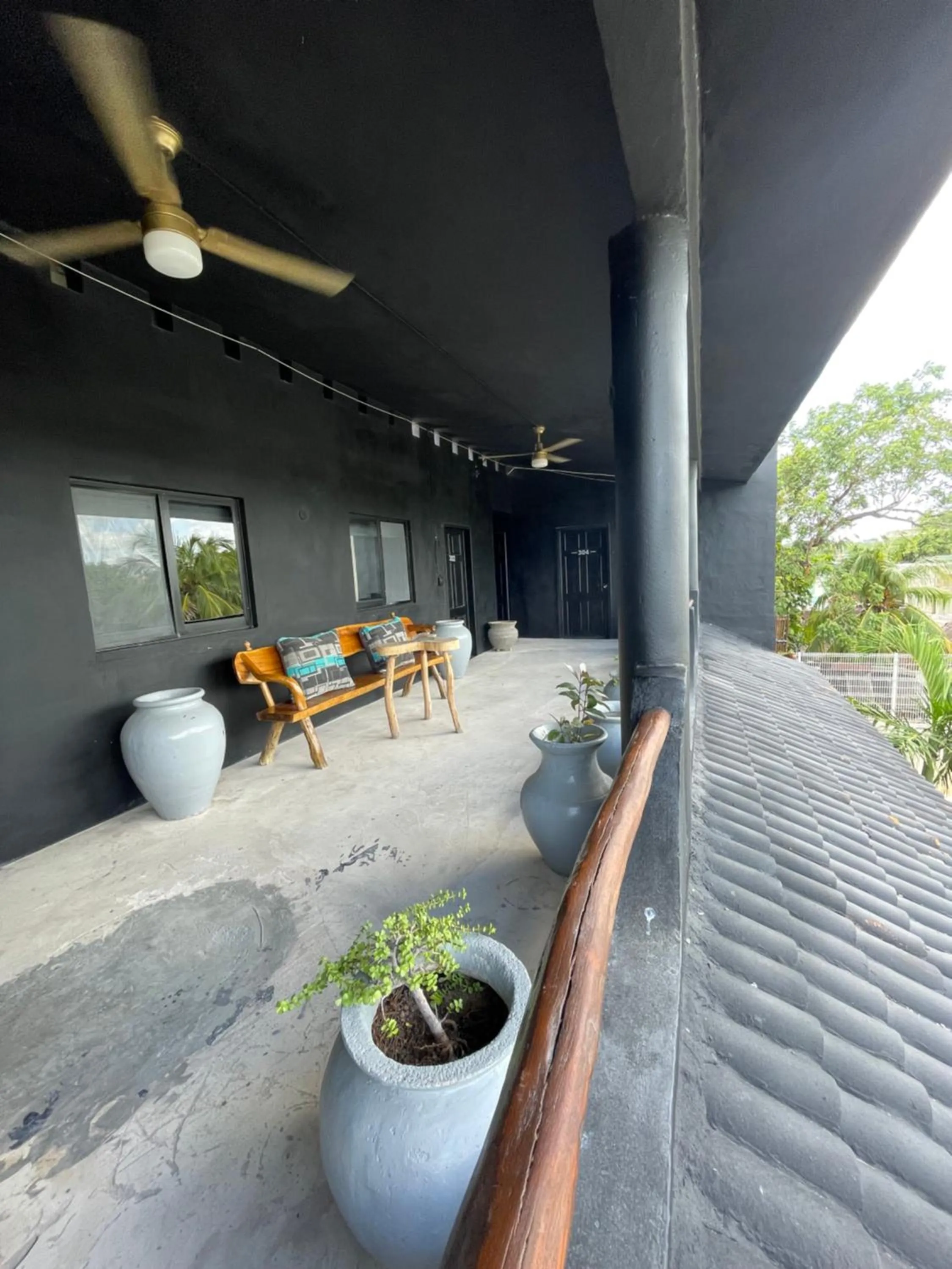 Seating area in Aroma Tulum & beach club