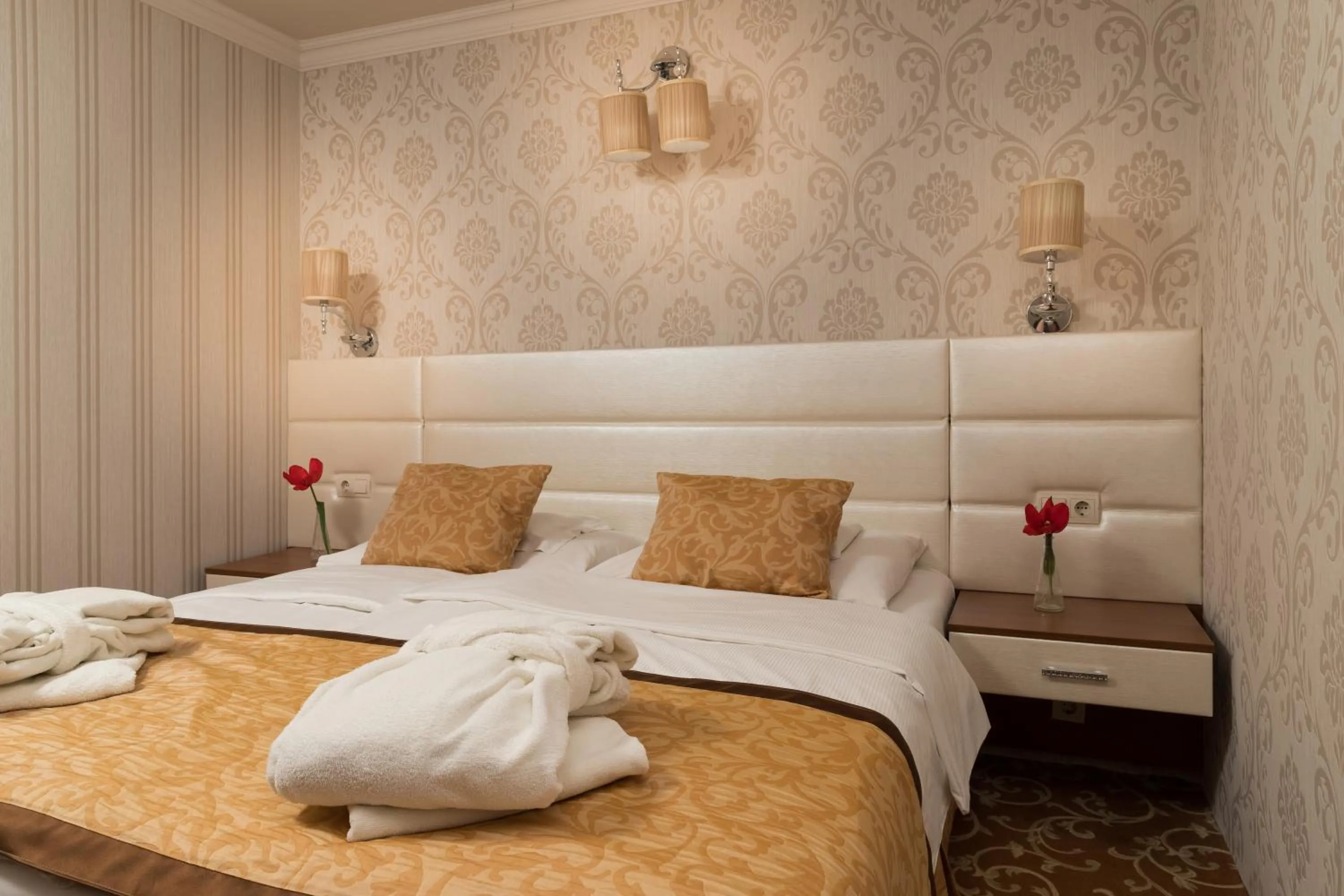 Bed in Golden Ball Club