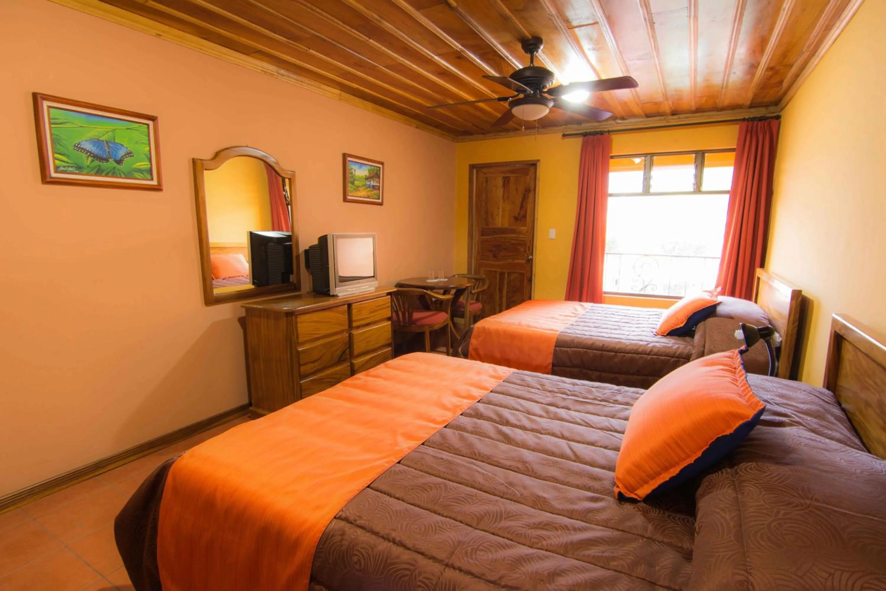 Bed in Hotel Cipreses