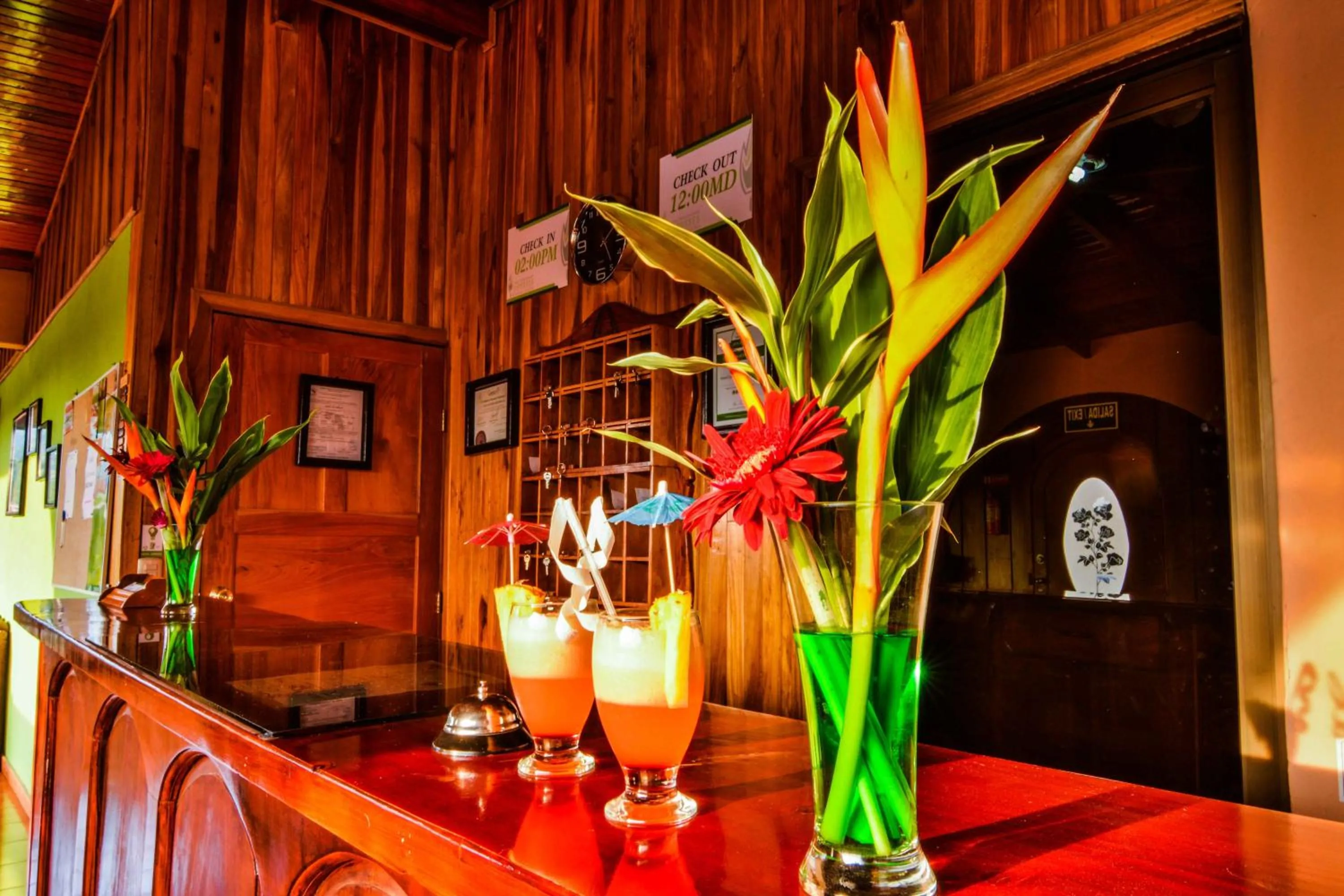 Lobby or reception in Hotel Cipreses