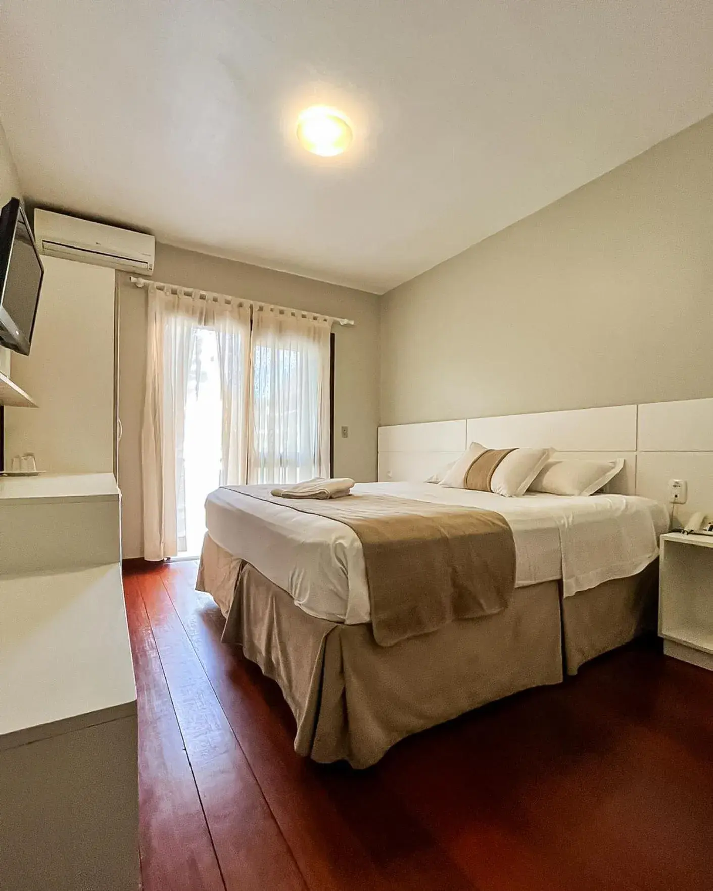 Bed in Hotel Pequeno Bosque Bed in Hotel Pequeno Bosque