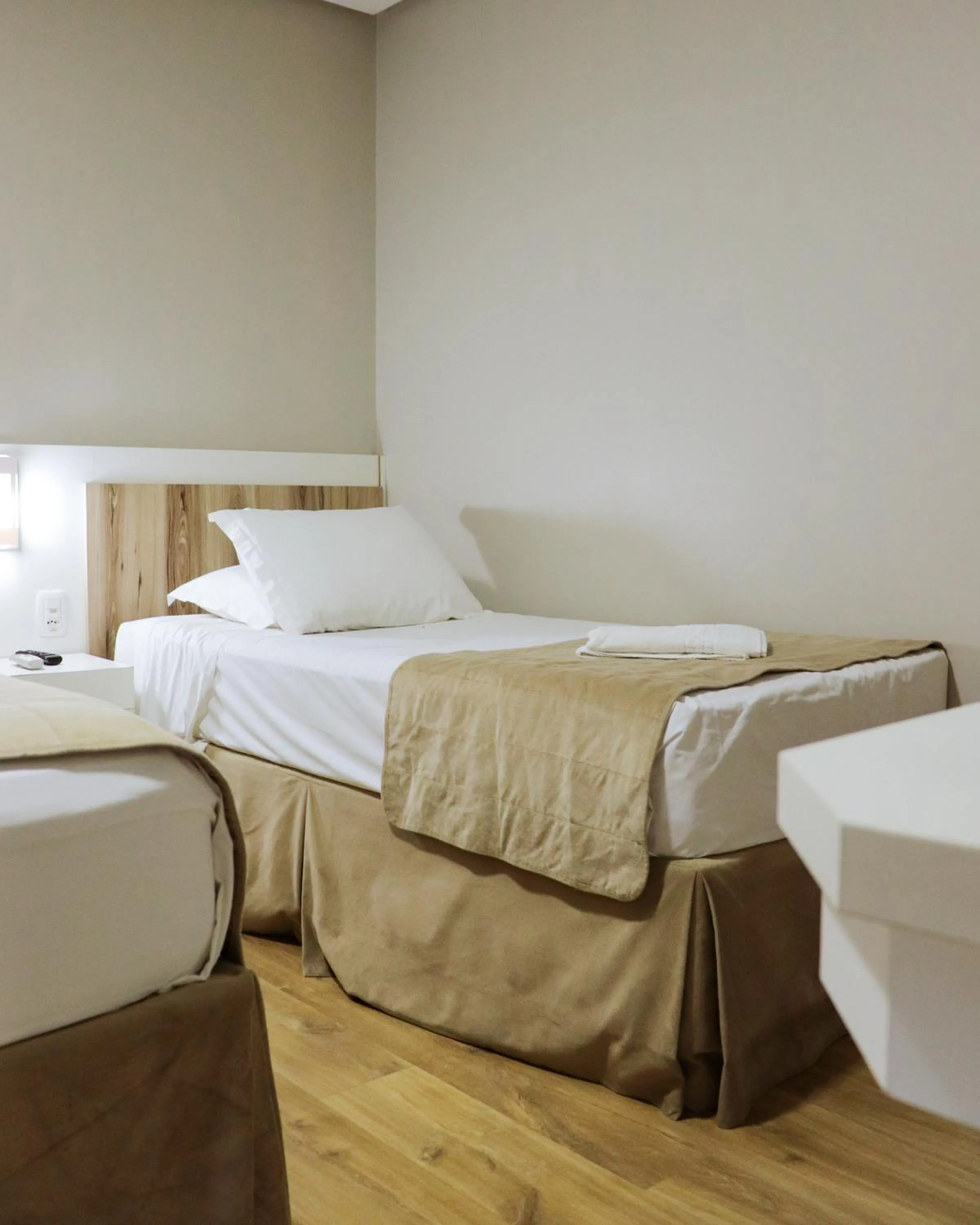 Bed in Hotel Pequeno Bosque