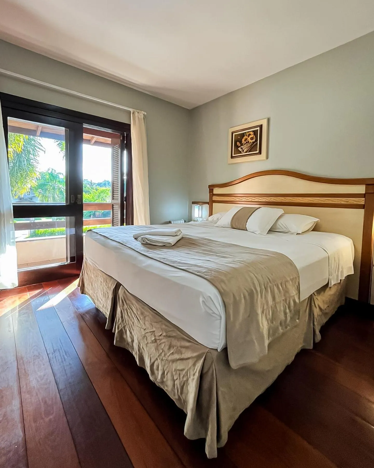 Bed in Hotel Pequeno Bosque