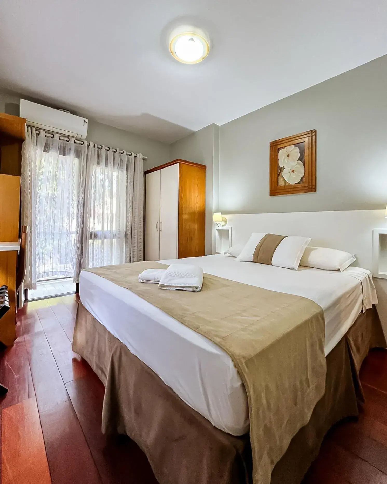 Bed in Hotel Pequeno Bosque Bed in Hotel Pequeno Bosque