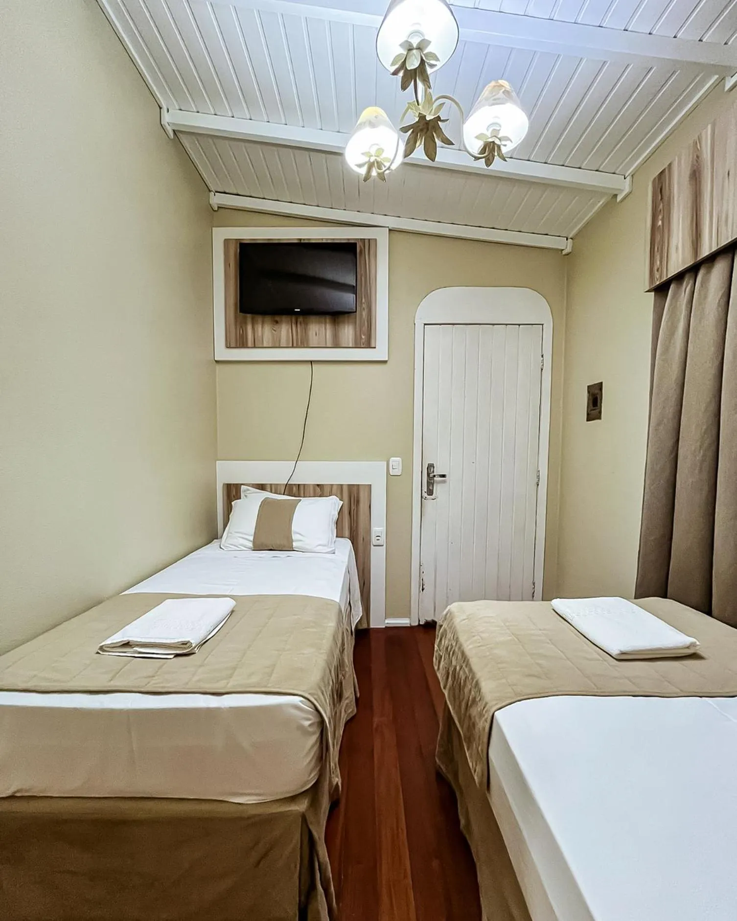 Bed in Hotel Pequeno Bosque