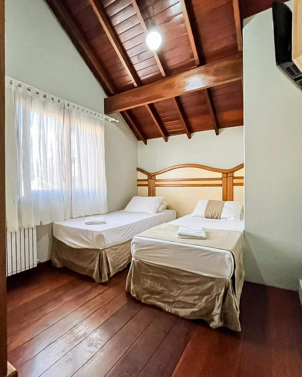 Bed in Hotel Pequeno Bosque