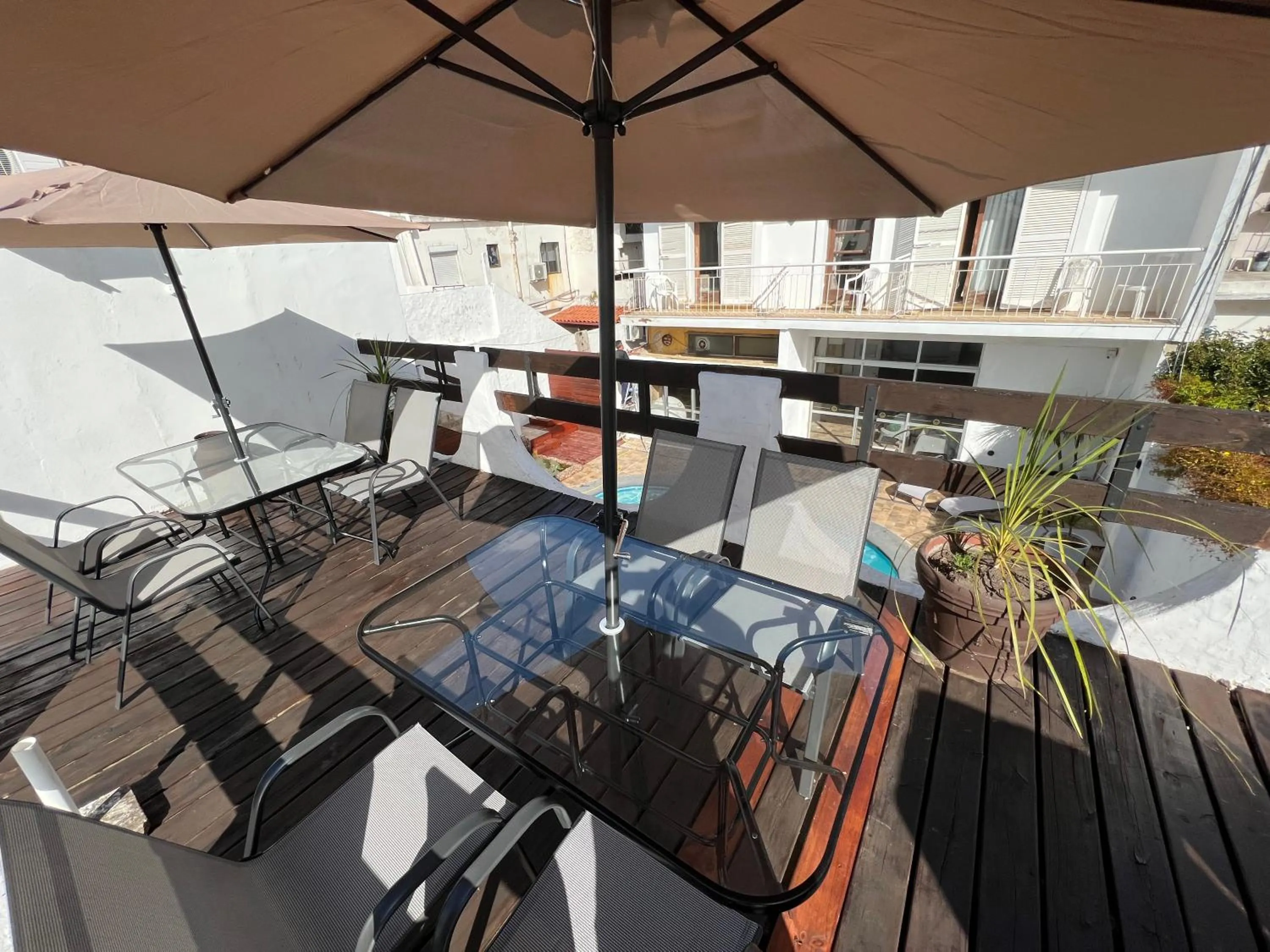Patio in Hotel Lujan