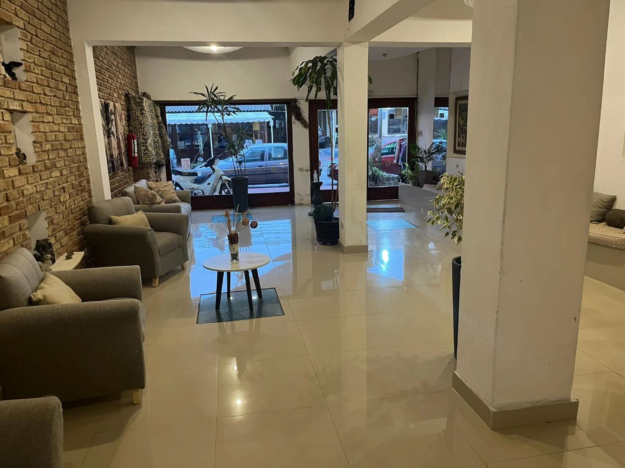 Lobby or reception in Hotel Lujan