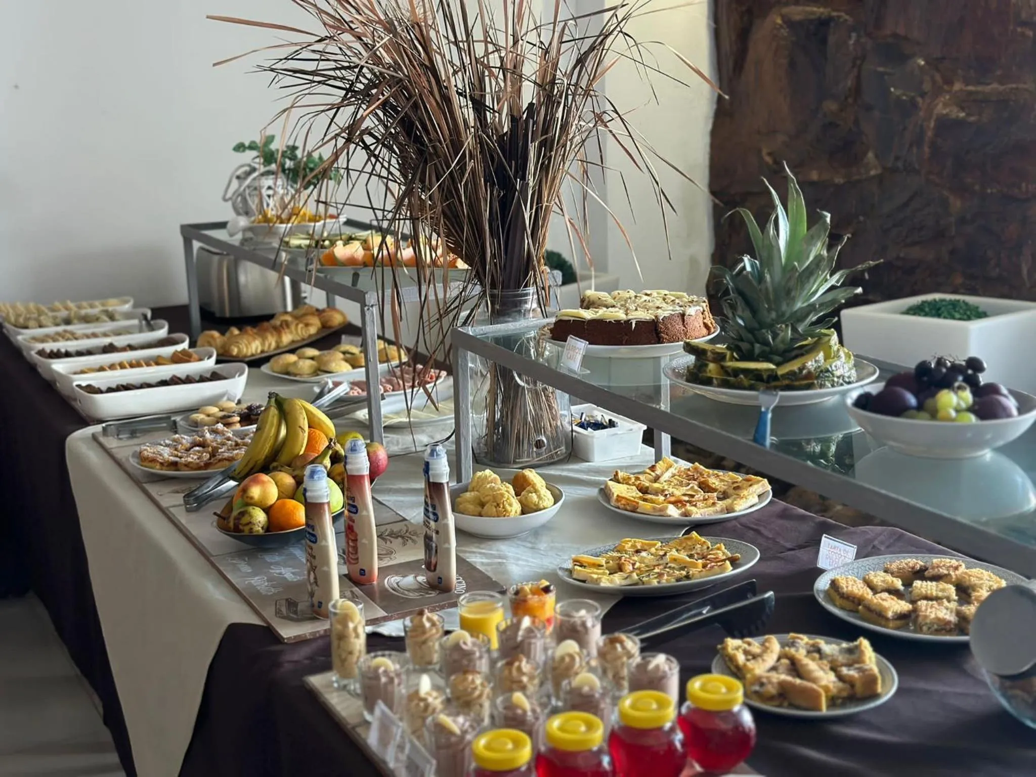 Buffet breakfast in Hotel Lujan