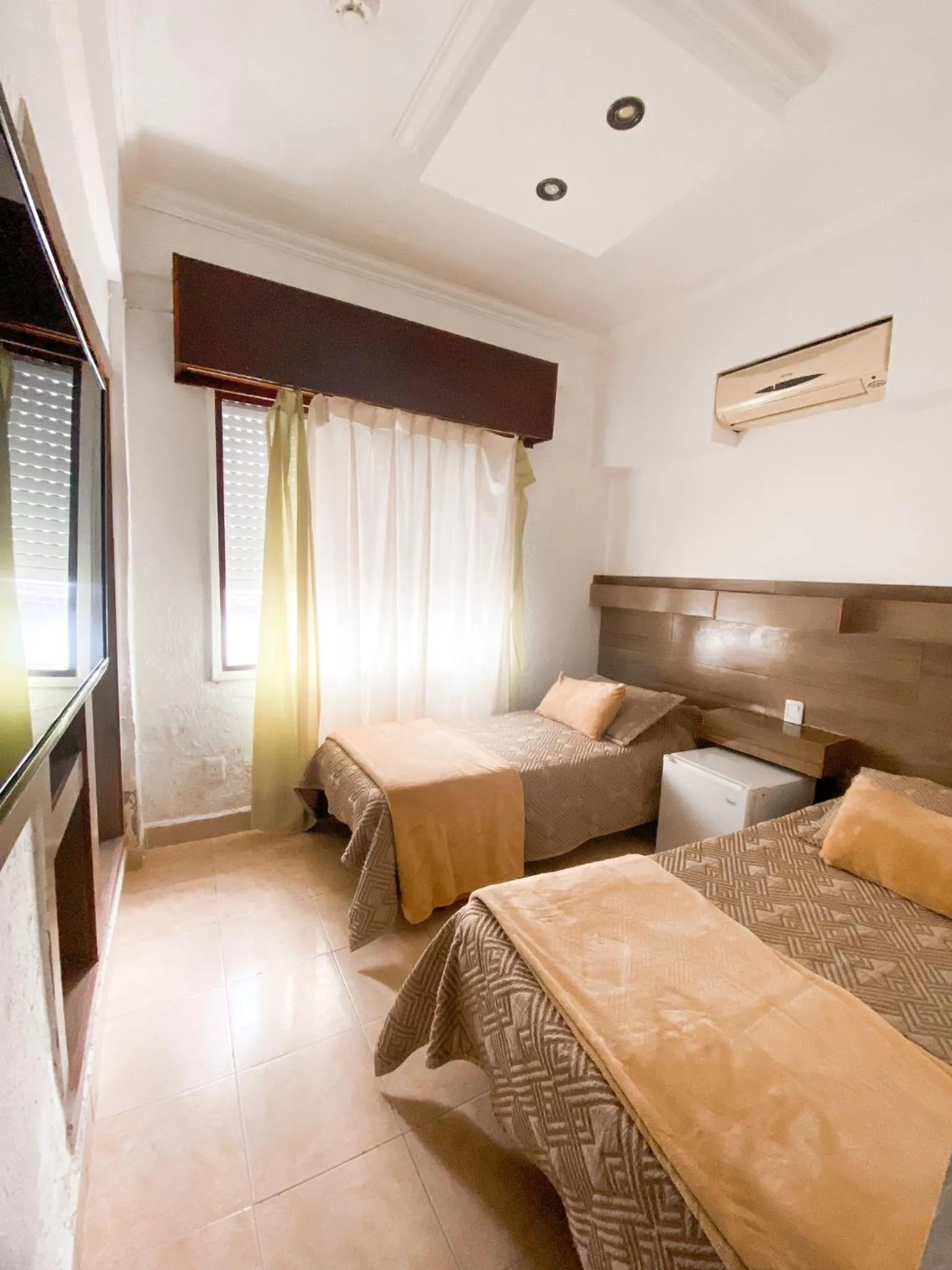 Bed in Hotel Lujan