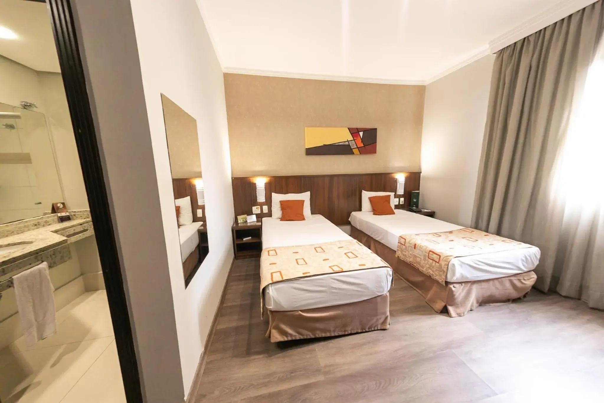 Quarto Superior Class A 2 camas solteiro - single occupancy in Class Hotel Varginha Quarto Superior Class A 2 camas solteiro - single occupancy in Class Hotel Varginha