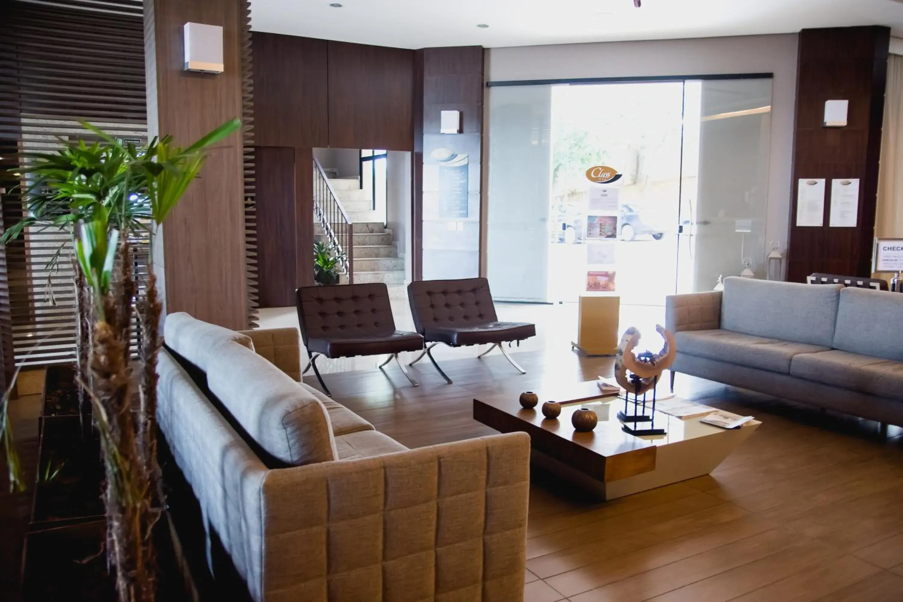 Lobby or reception in Class Hotel Varginha Lobby or reception in Class Hotel Varginha