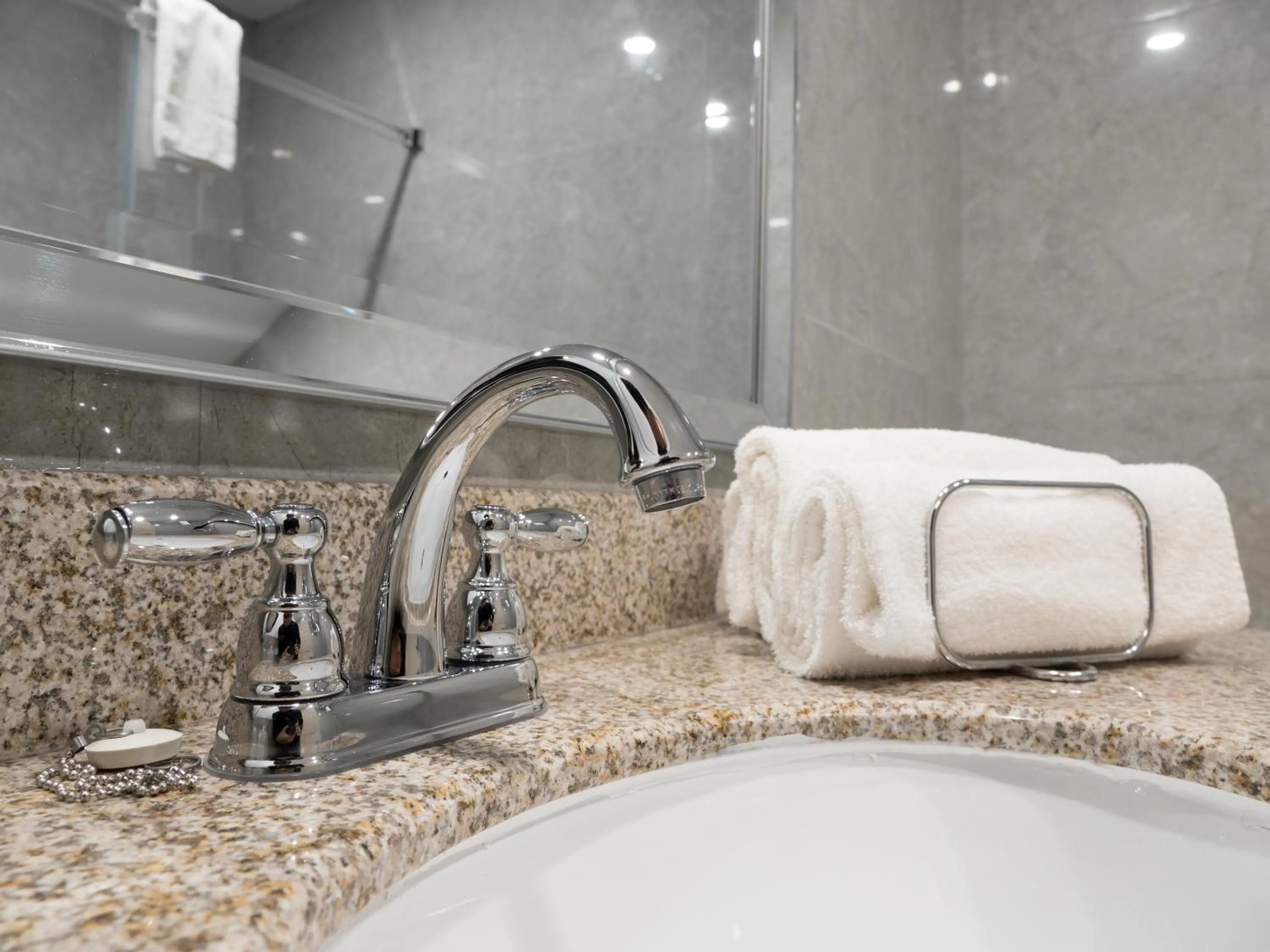 Bathroom in Motel Classique