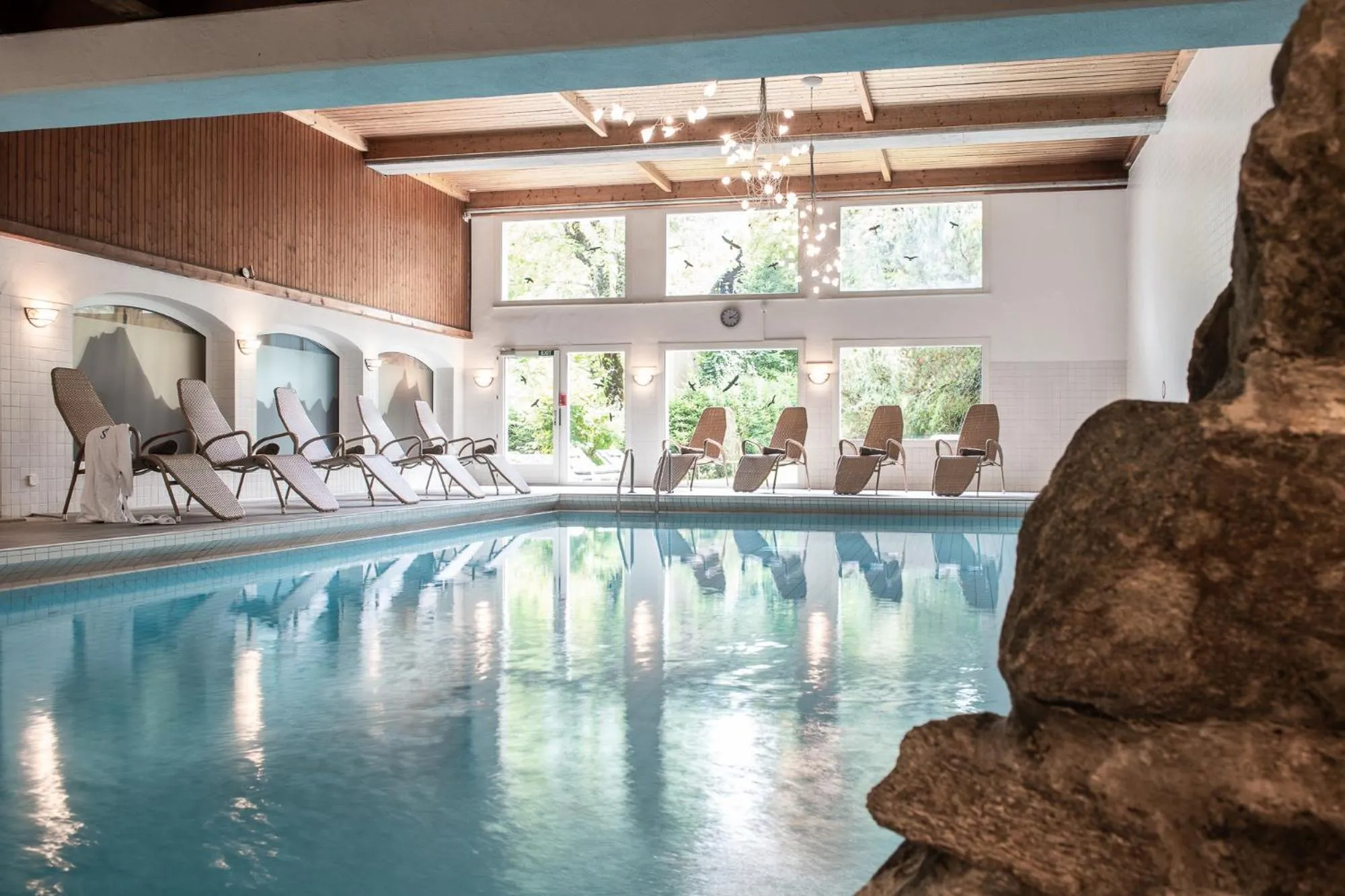 Swimming pool in Silvretta Parkhotel
