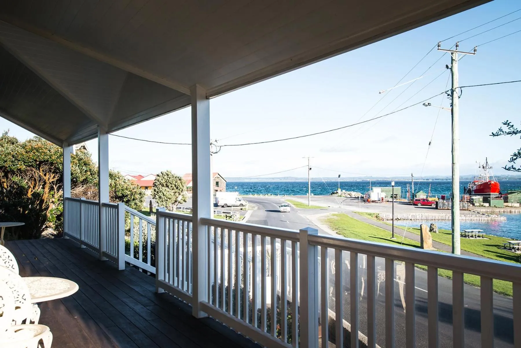 Patio in The Ark Stanley Luxury Bed and Breakfast