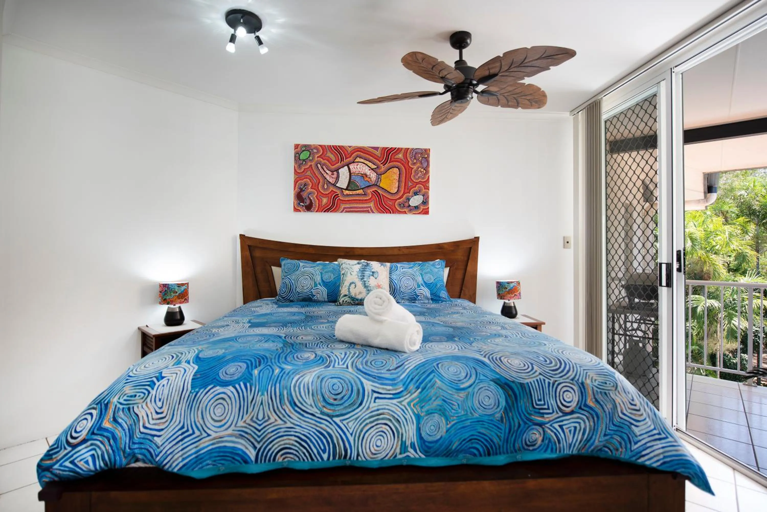 Bed in Golden Sands Beachfront Resort