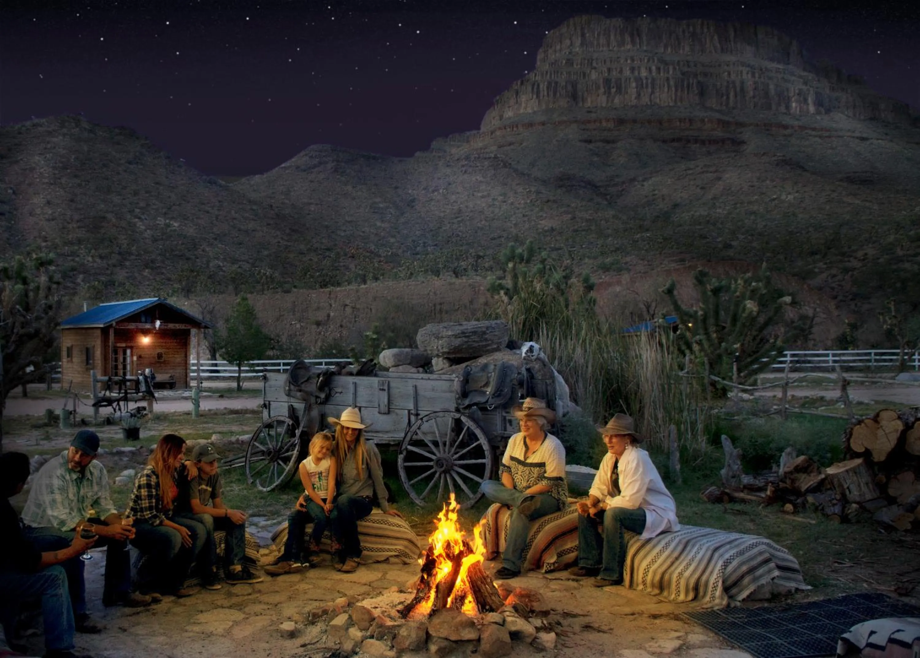 Night in Grand Canyon Western Ranch