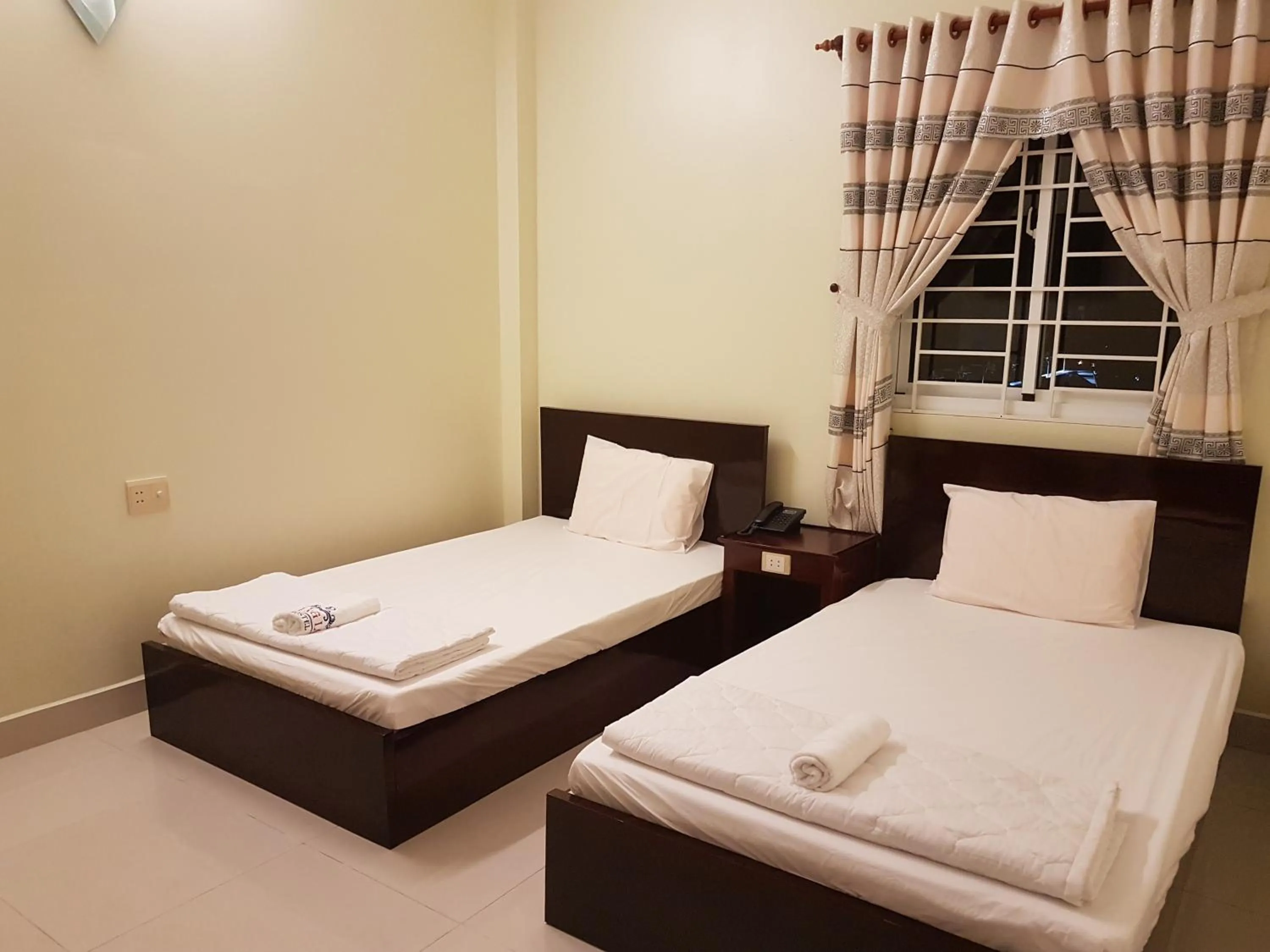 Bed in Hostel Đặng Lợi ホステルダンロイ