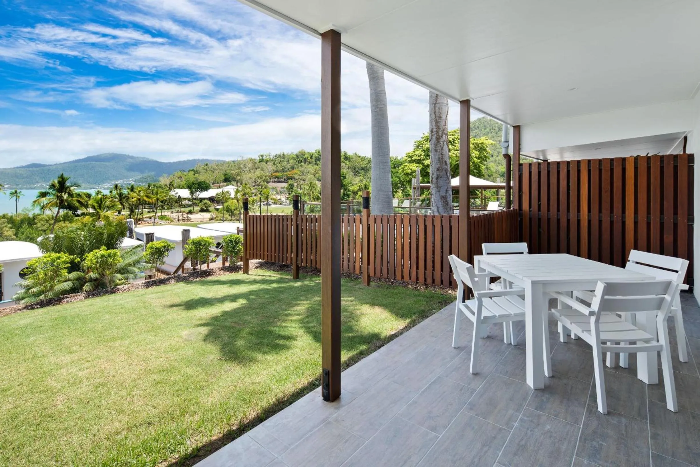 Patio in Freedom Shores Resort Airlie Beach