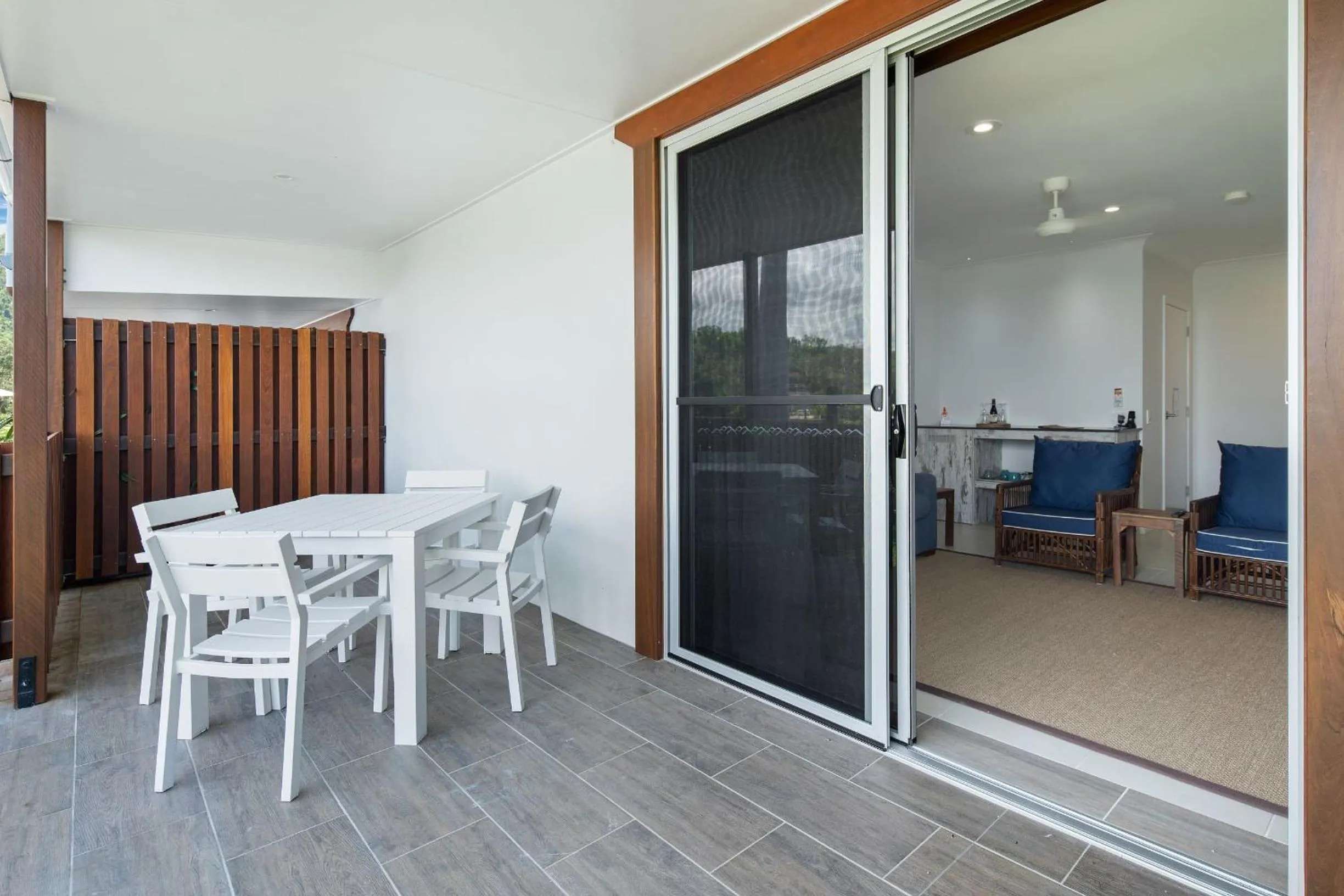 Patio in Freedom Shores Resort Airlie Beach